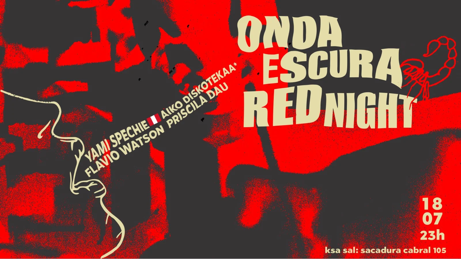 Yami Spechie (Pe) By Onda Escura + Red Night Techno @Kza Sal Cover