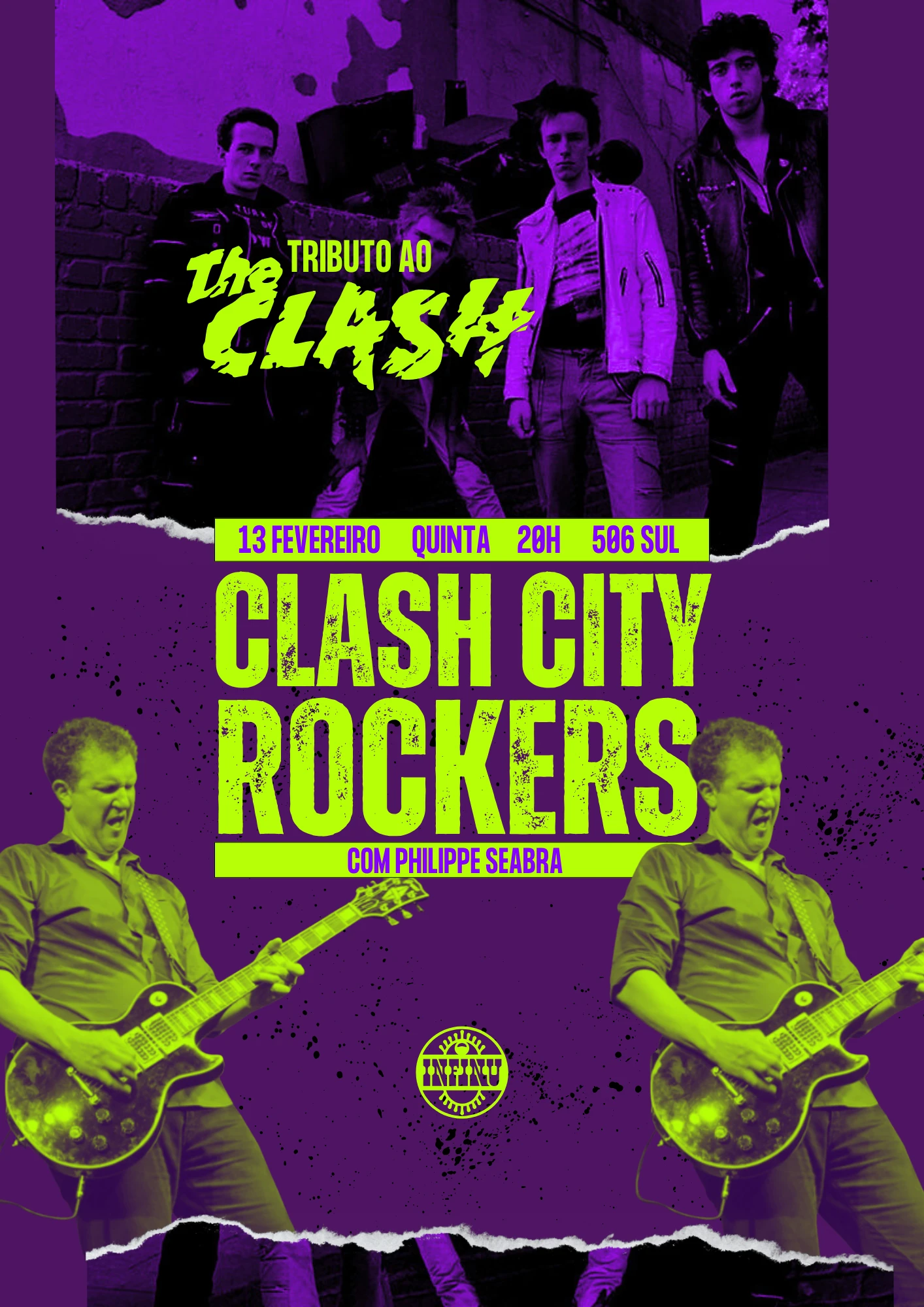 Clash City Rockers: Tributo Ao The Clash Com Philippe Seabra Cover