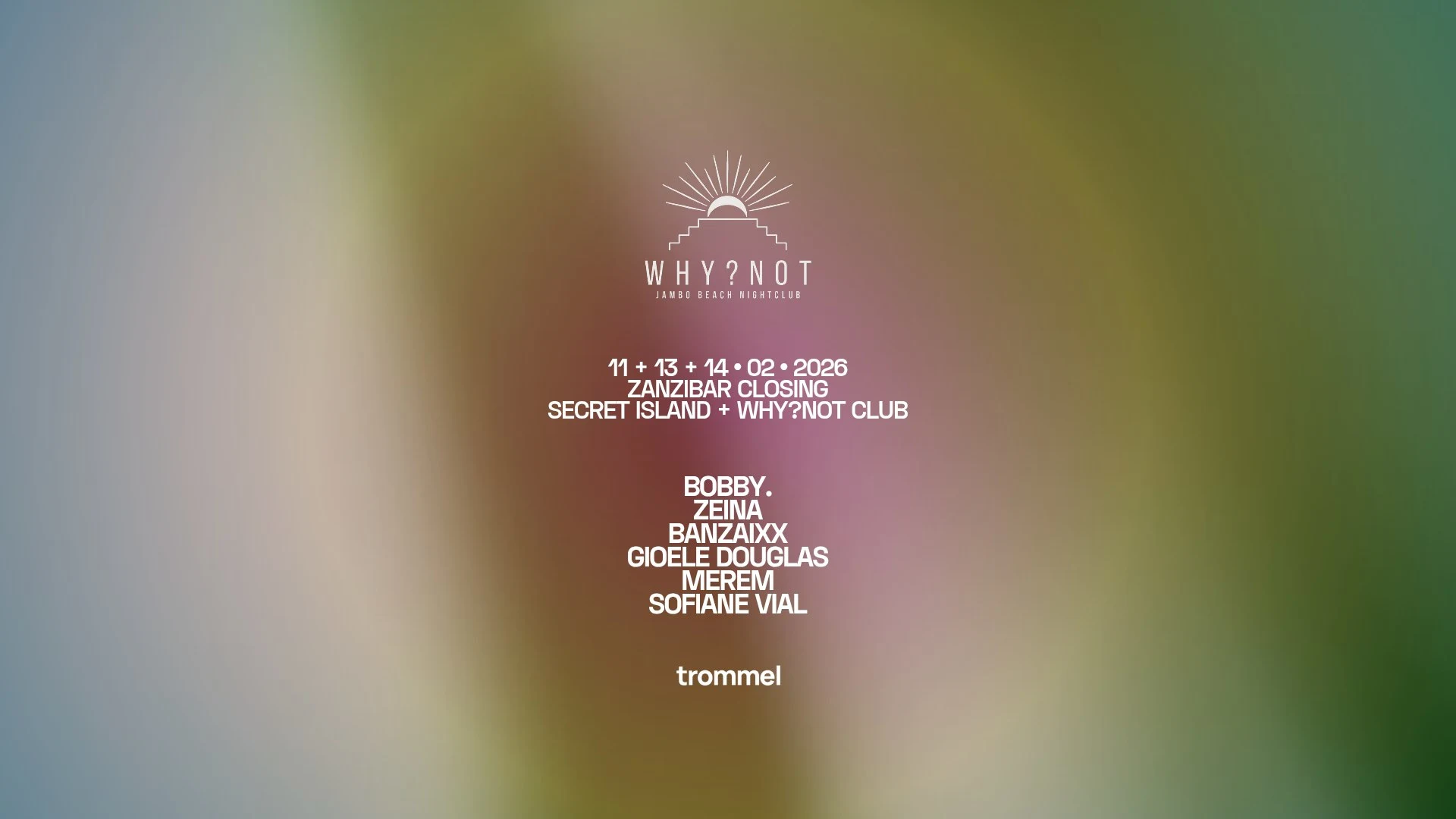 Trommel X Why?Not Zanzibar Closing Cover