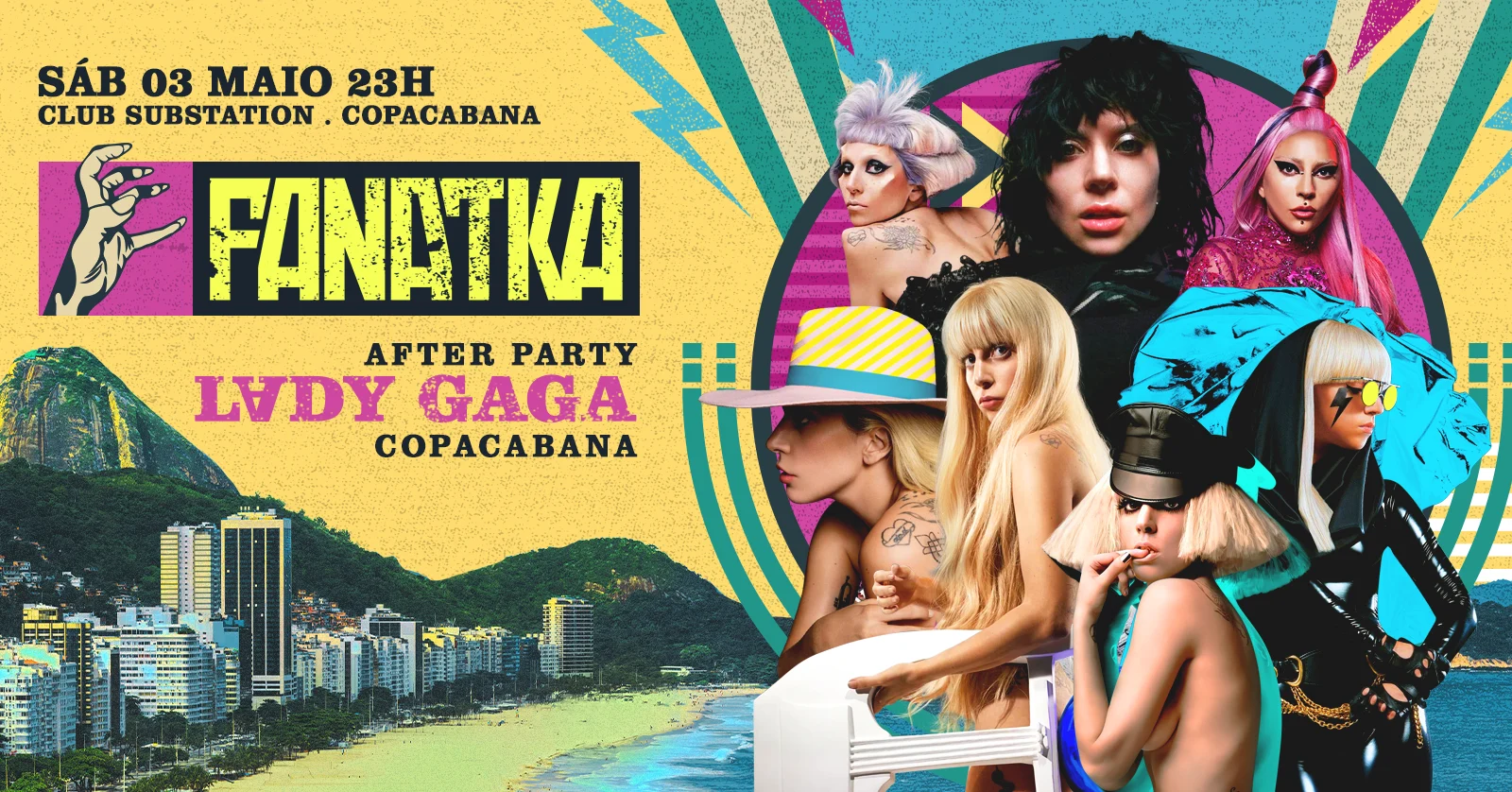 Fanatka | After Party Especial Lady Gaga Copacabana Cover
