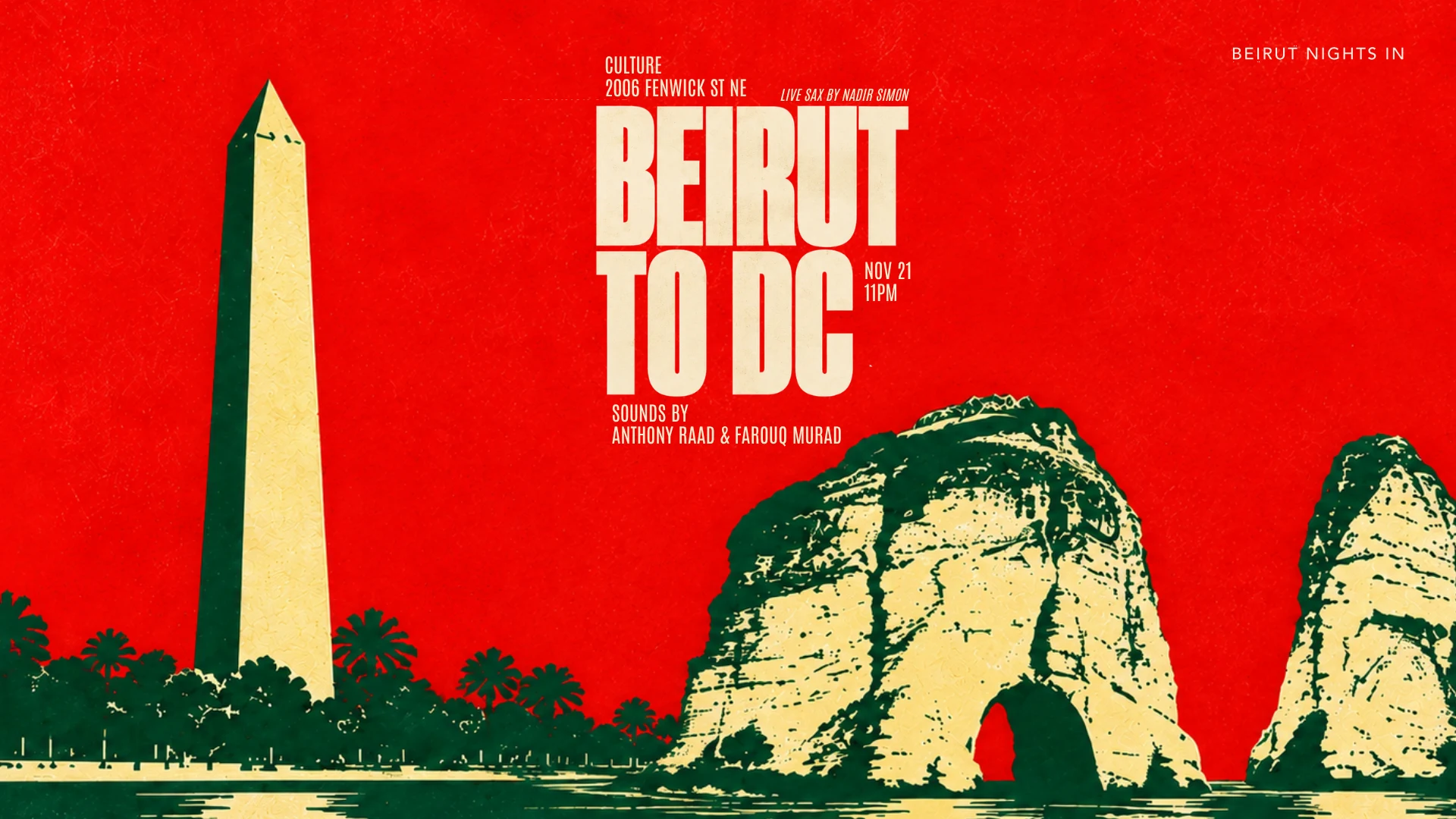 Beirut Nights In Presents: Beirut To DC Cover