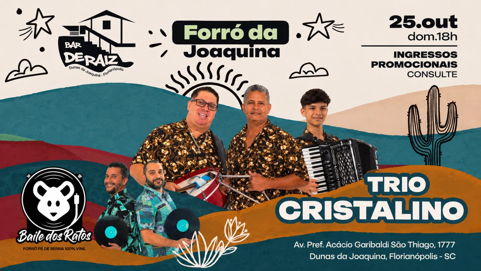 Forró Da Joaquina Com Trio Cristalino E Baile Dos Ratos Cover