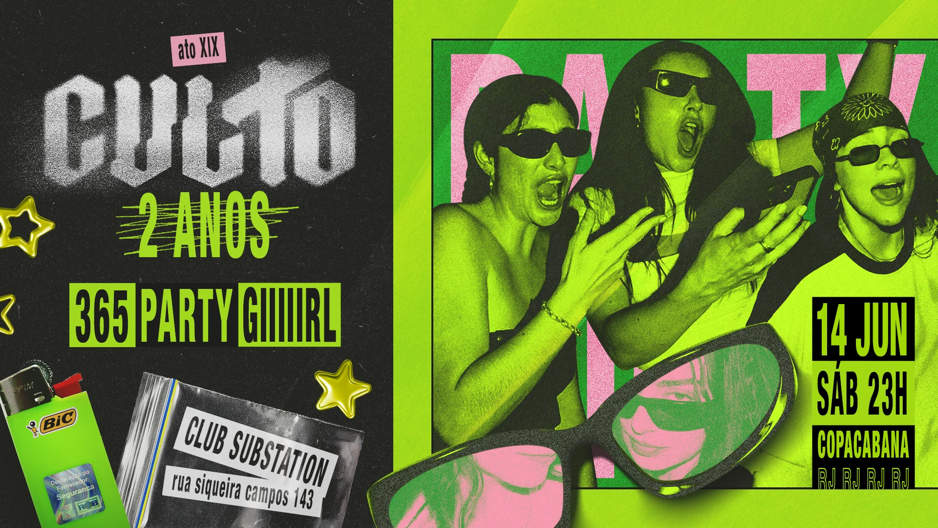 Culto 2 Anos - 365 Party Girl (Com Cyberkills E +) Cover