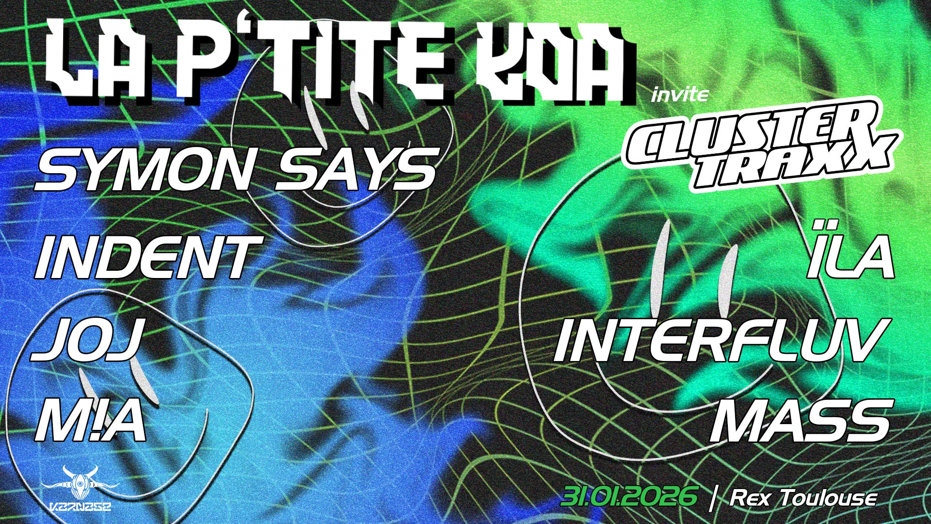 La P'tite Koa Invite Cluster Traxx // 31 Janv 26 Cover