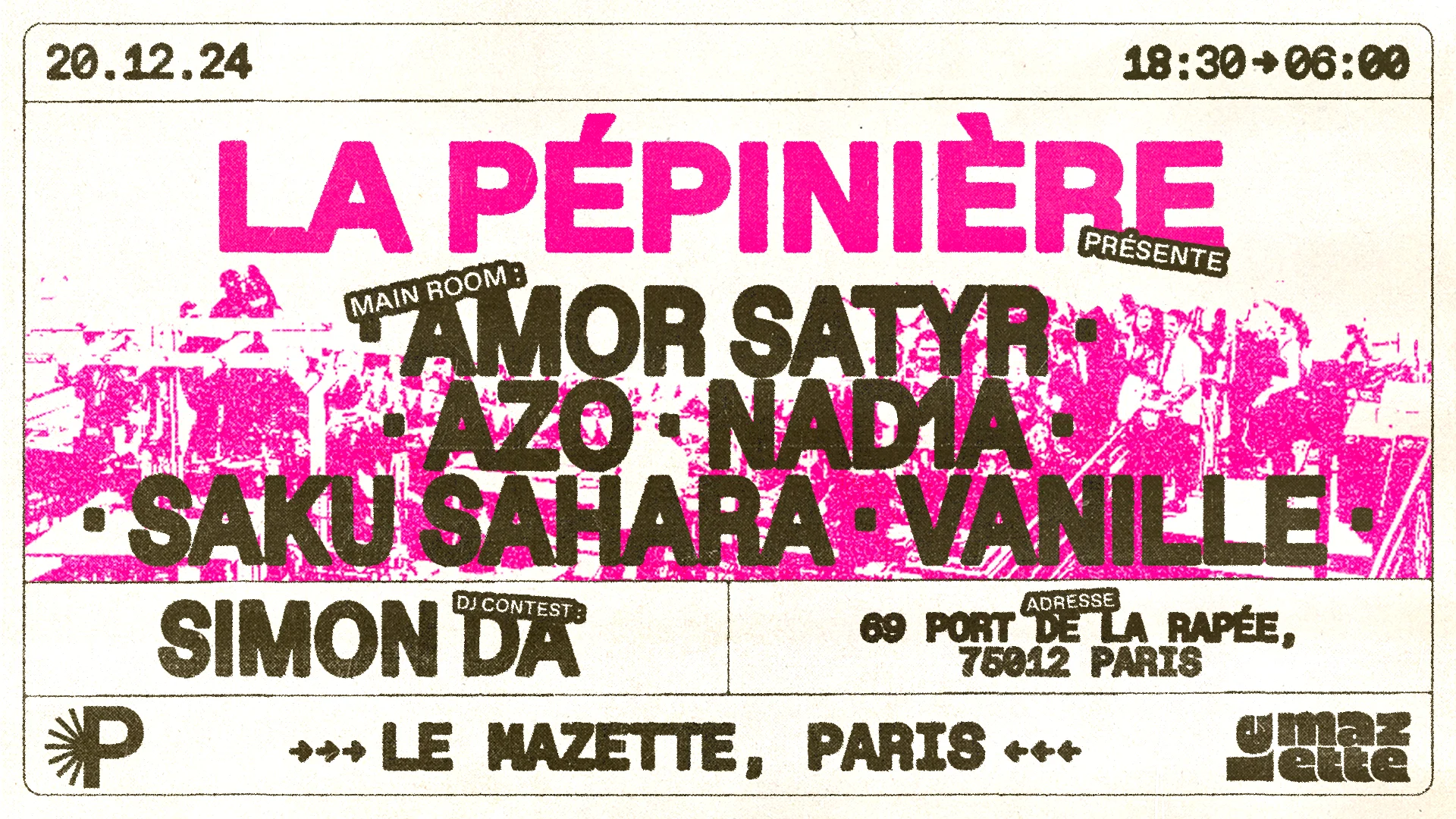 La Pépinière : Amor Satyr, Azo, Nad1a, Saku Sahara, Vanille Cover