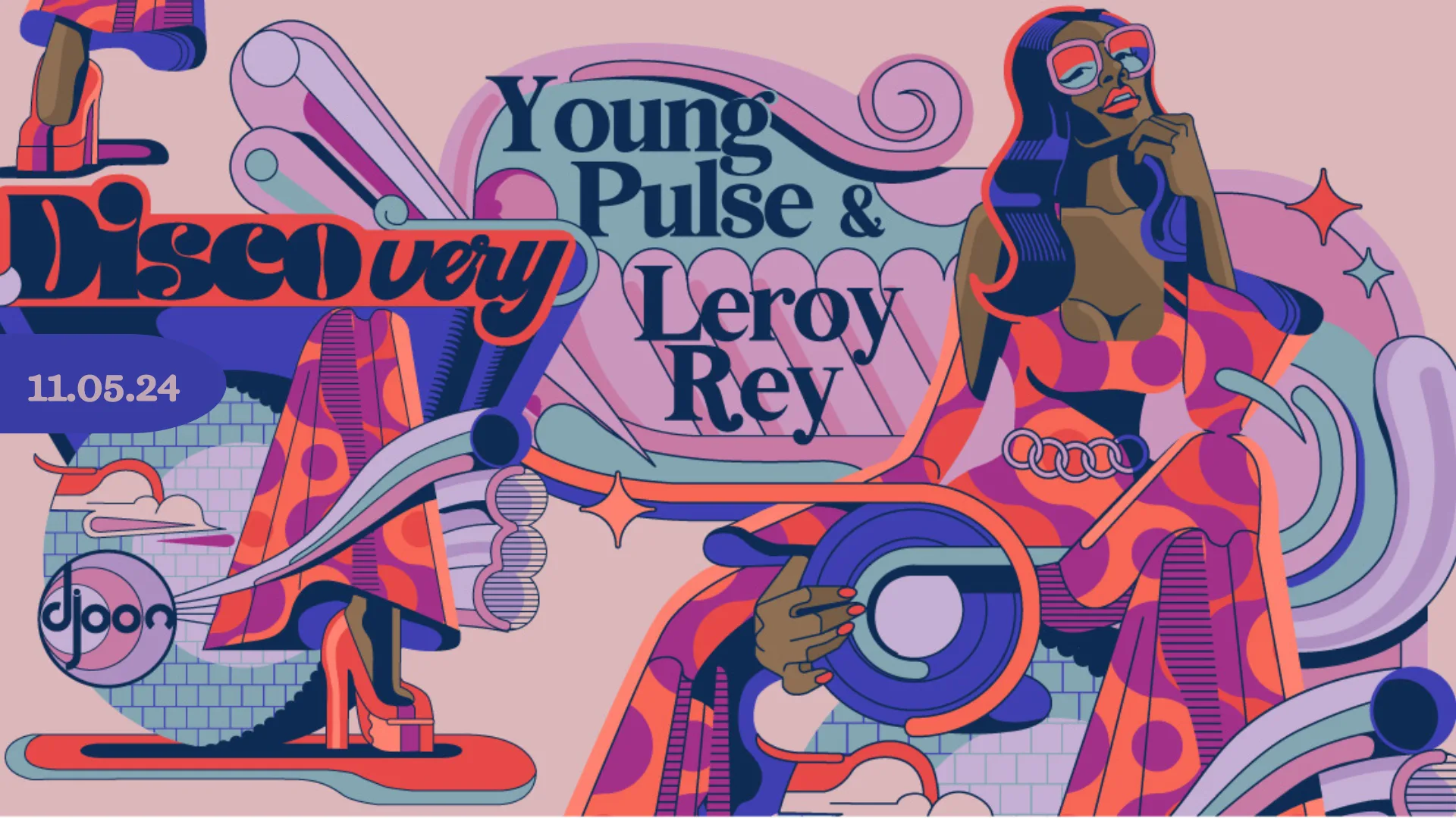 Djoon : Discovery - Young Pulse & Leroy Rey Cover