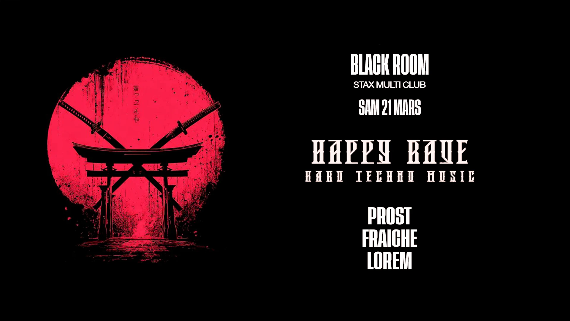 Happy Rave : Prost + Fraiche + Lorem Cover