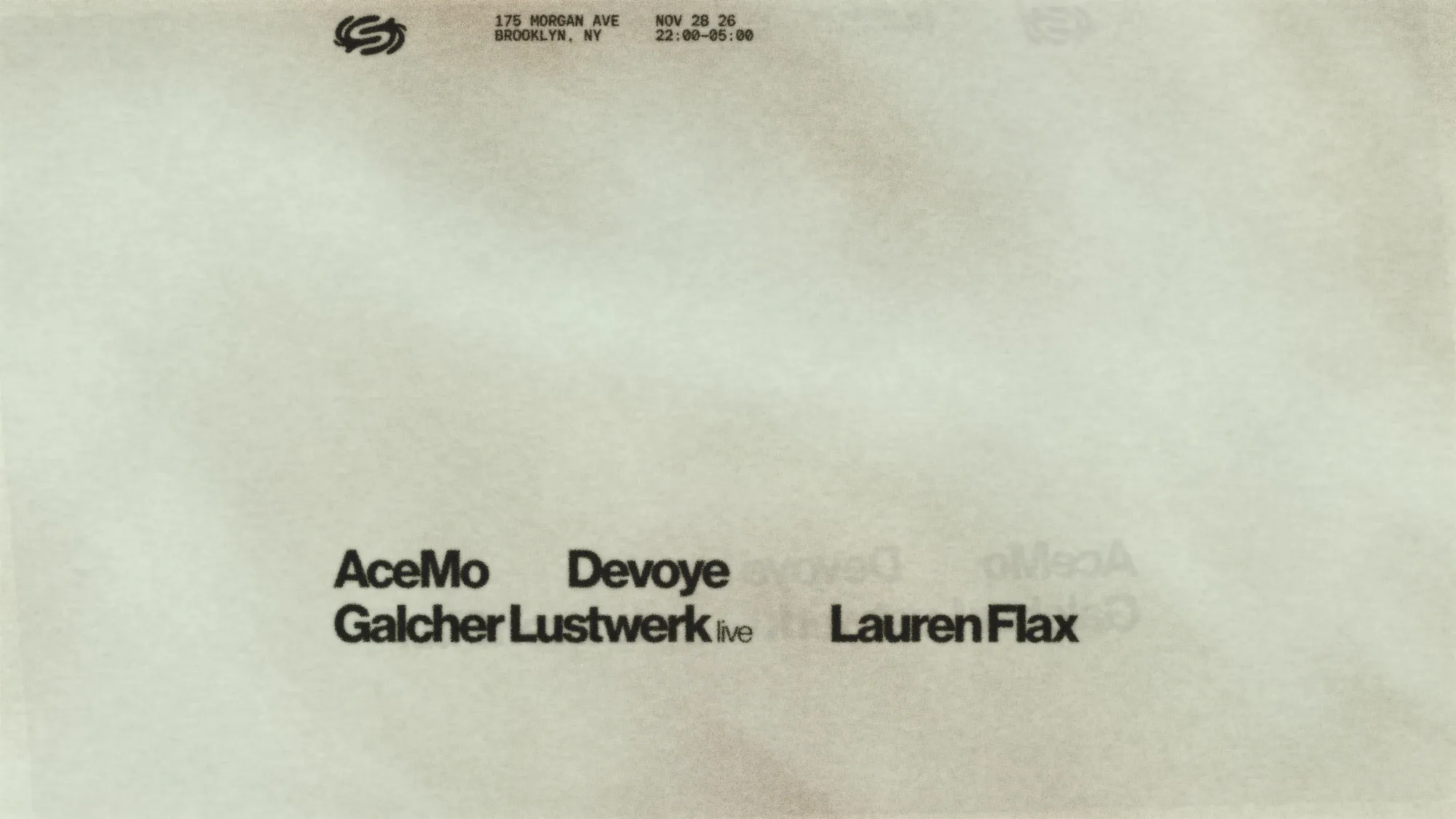 Galcher Lustwerk (Live), Acemo, Lauren Flax, Devoye Cover
