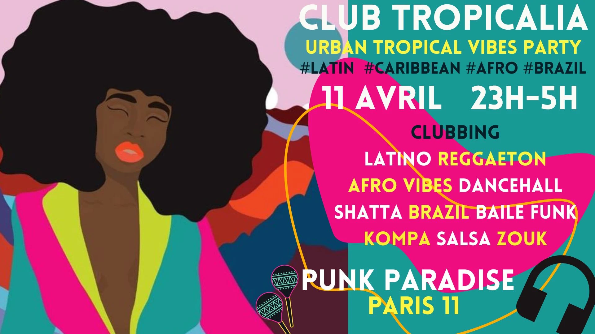 Club Tropicalia 11/4 ~ Afro, Latin, Caribbean, Brazil Cover