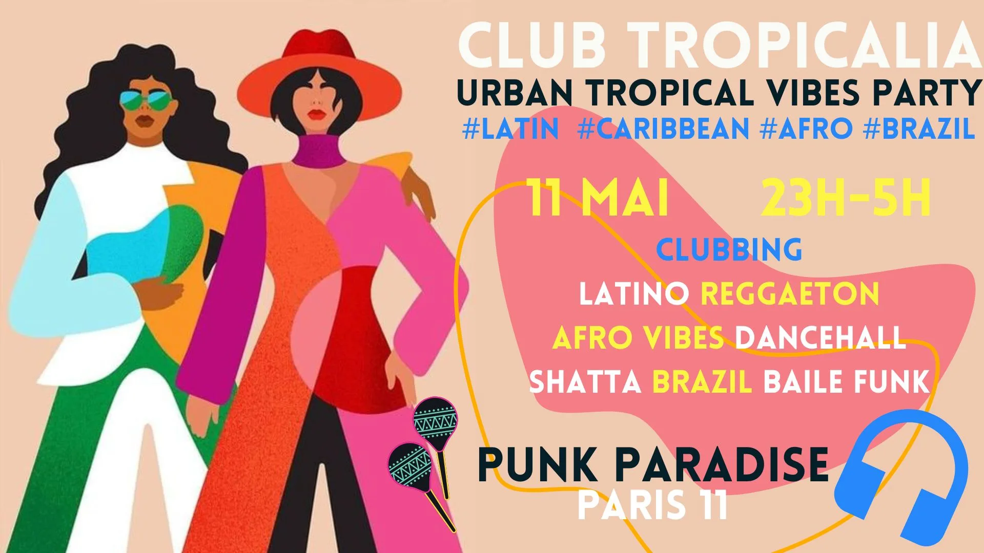 Club Tropicalia 11/5 ~ Latin, Afro, Caribbean, Brazil Vibes! Cover