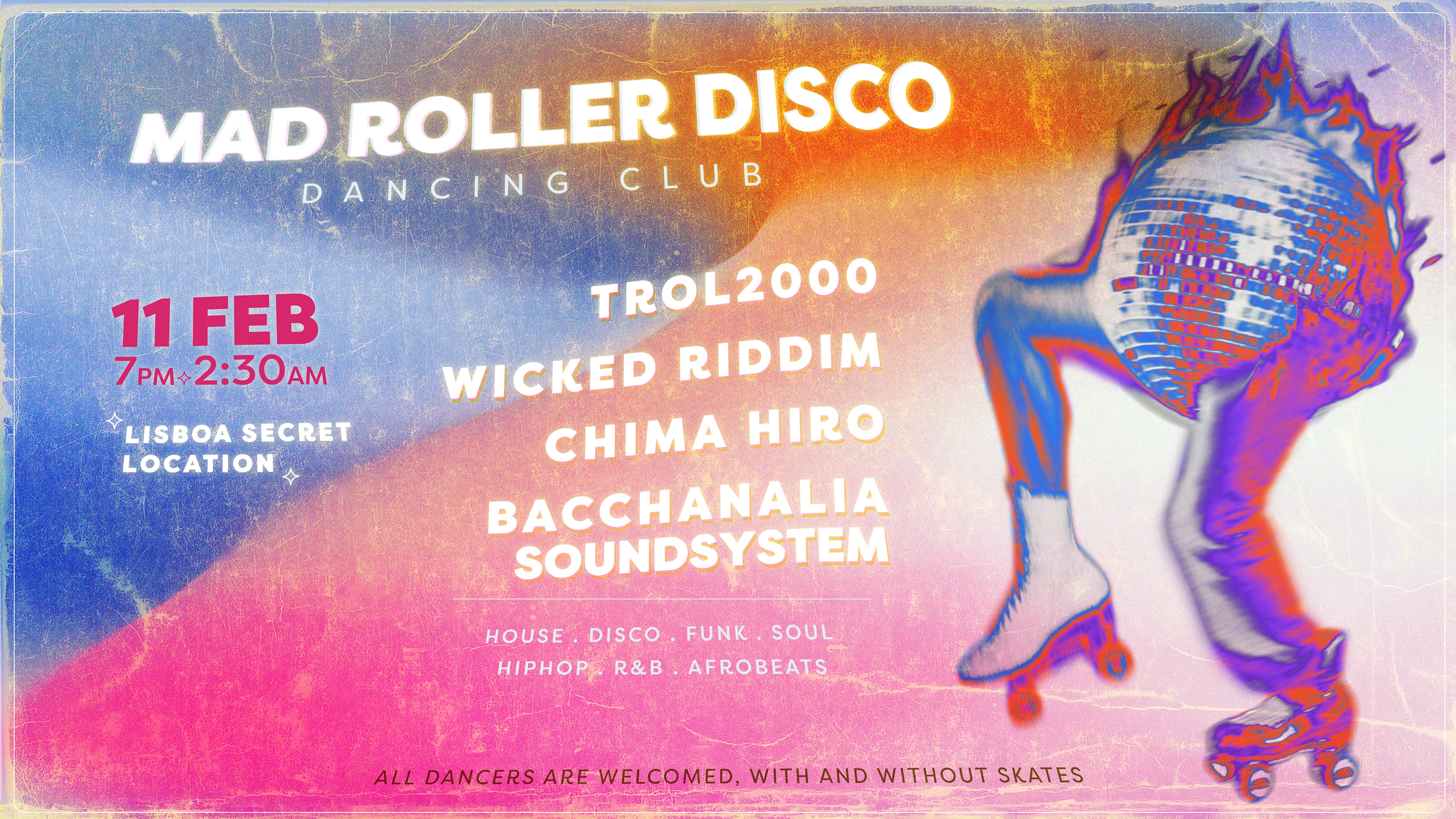 Mad Roller Disco Dancing Club Lisboa Cover