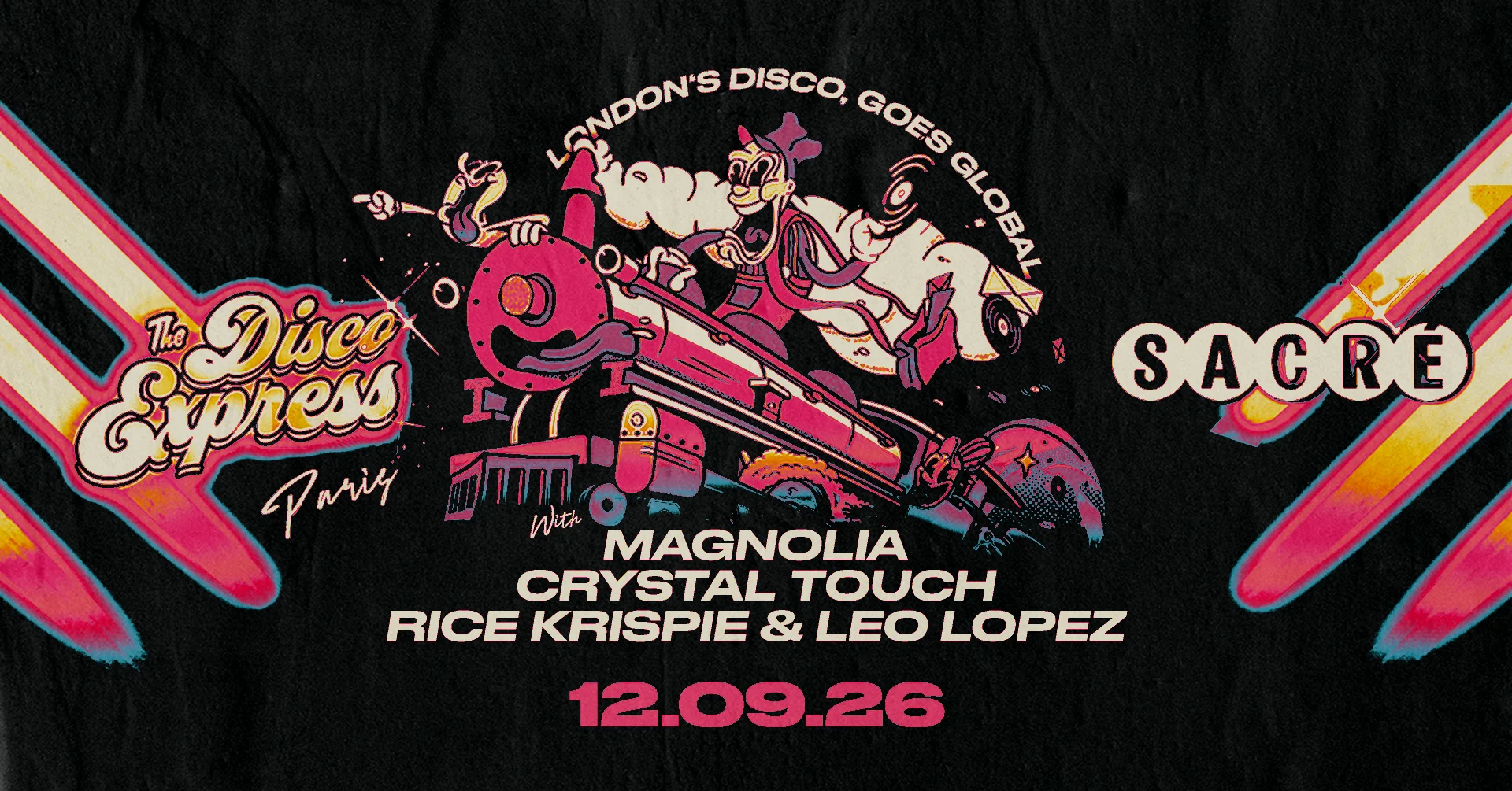 Sacré Présente : The Disco Express Cover