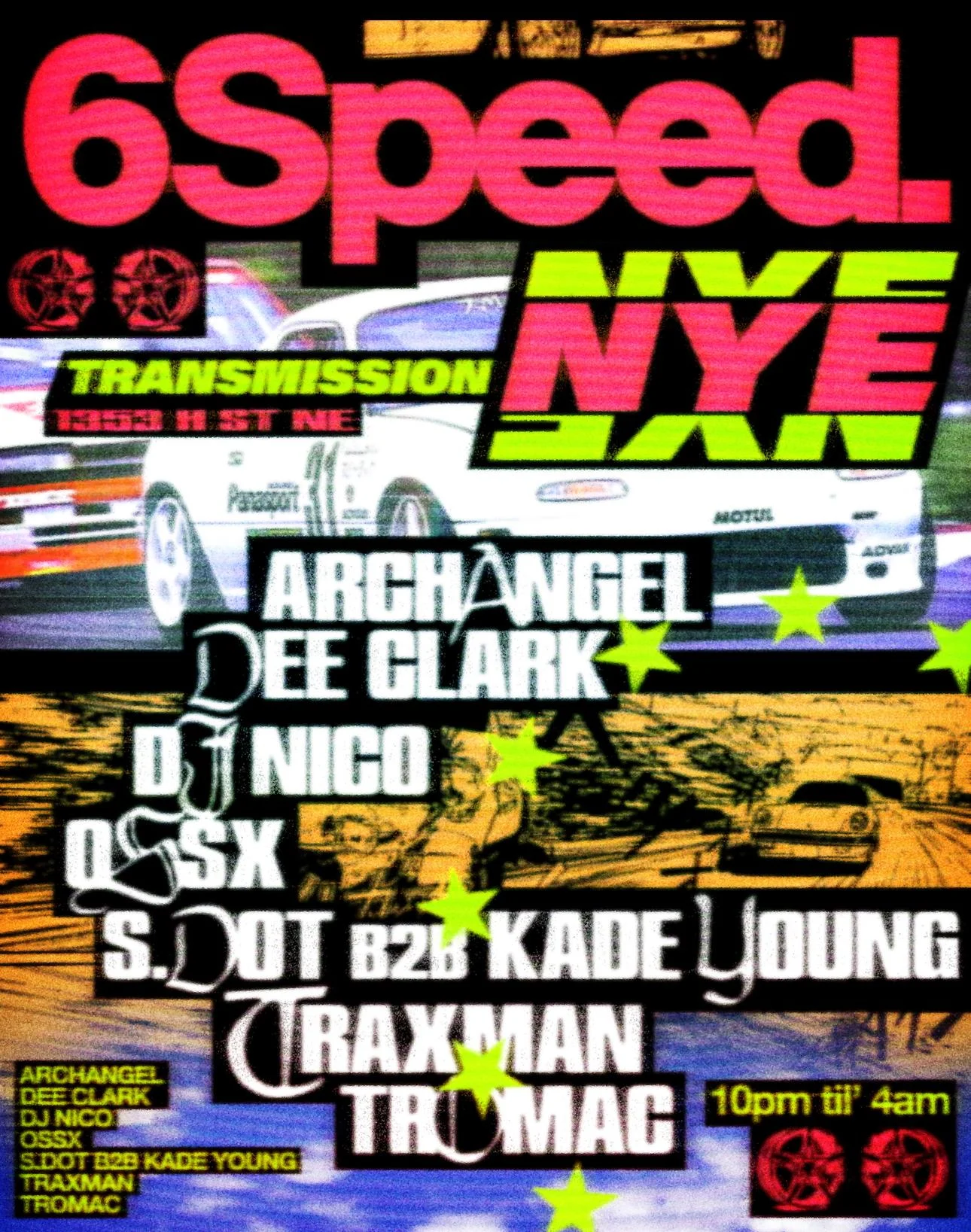 6 Speed Nye Feat. Traxman, Archangel, Ossx, Dj Nico & More Cover