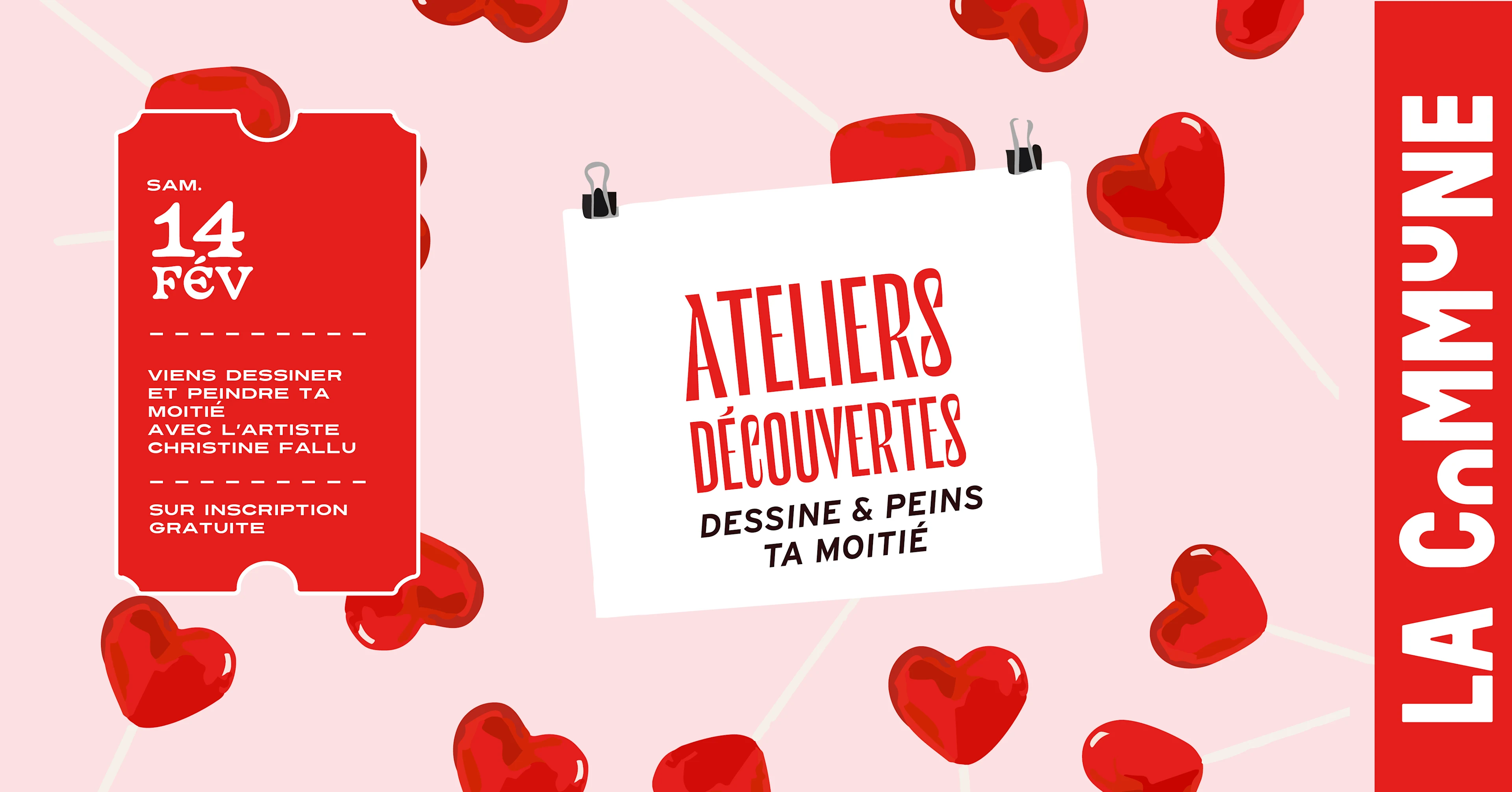 Atelier Duo : Dessine Et Peins Ta Moitié ! Cover