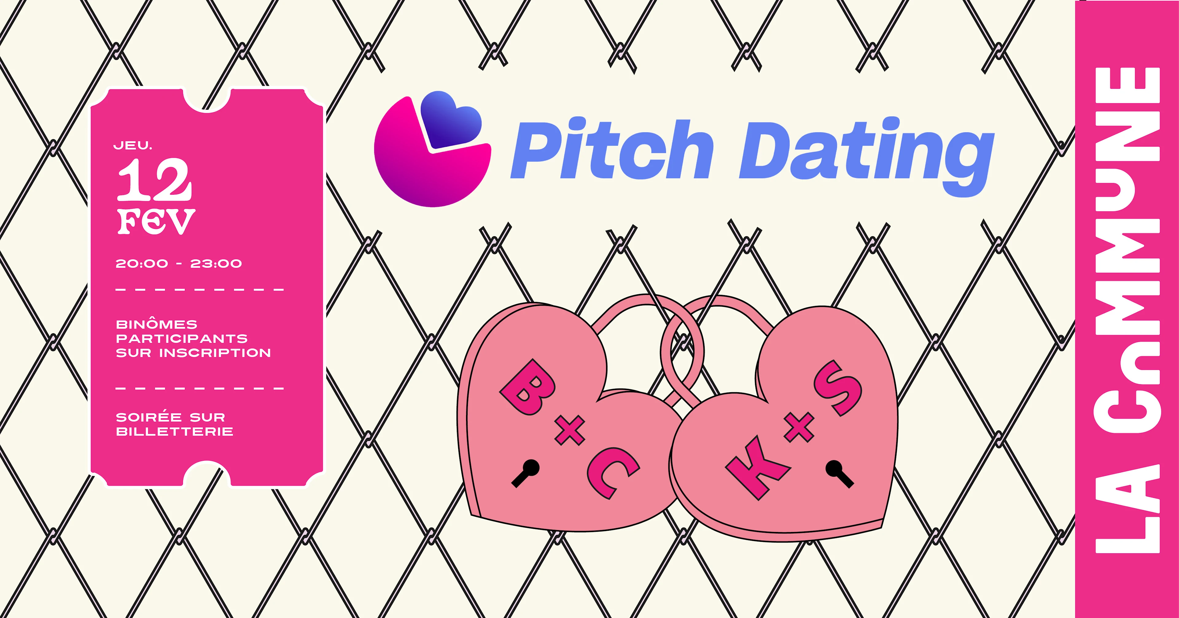 Pitch Dating, Lyon · Billets Shotgun