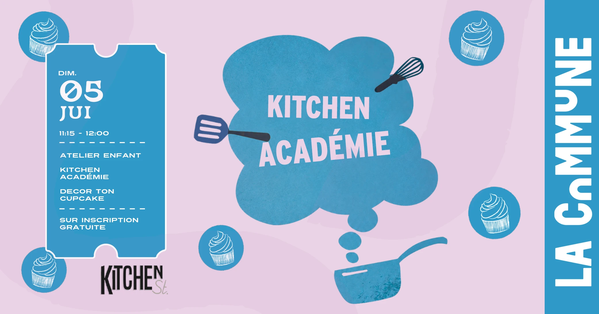Kitchen Académie - Spécial Enfant - Décore Ton Cupcake Cover