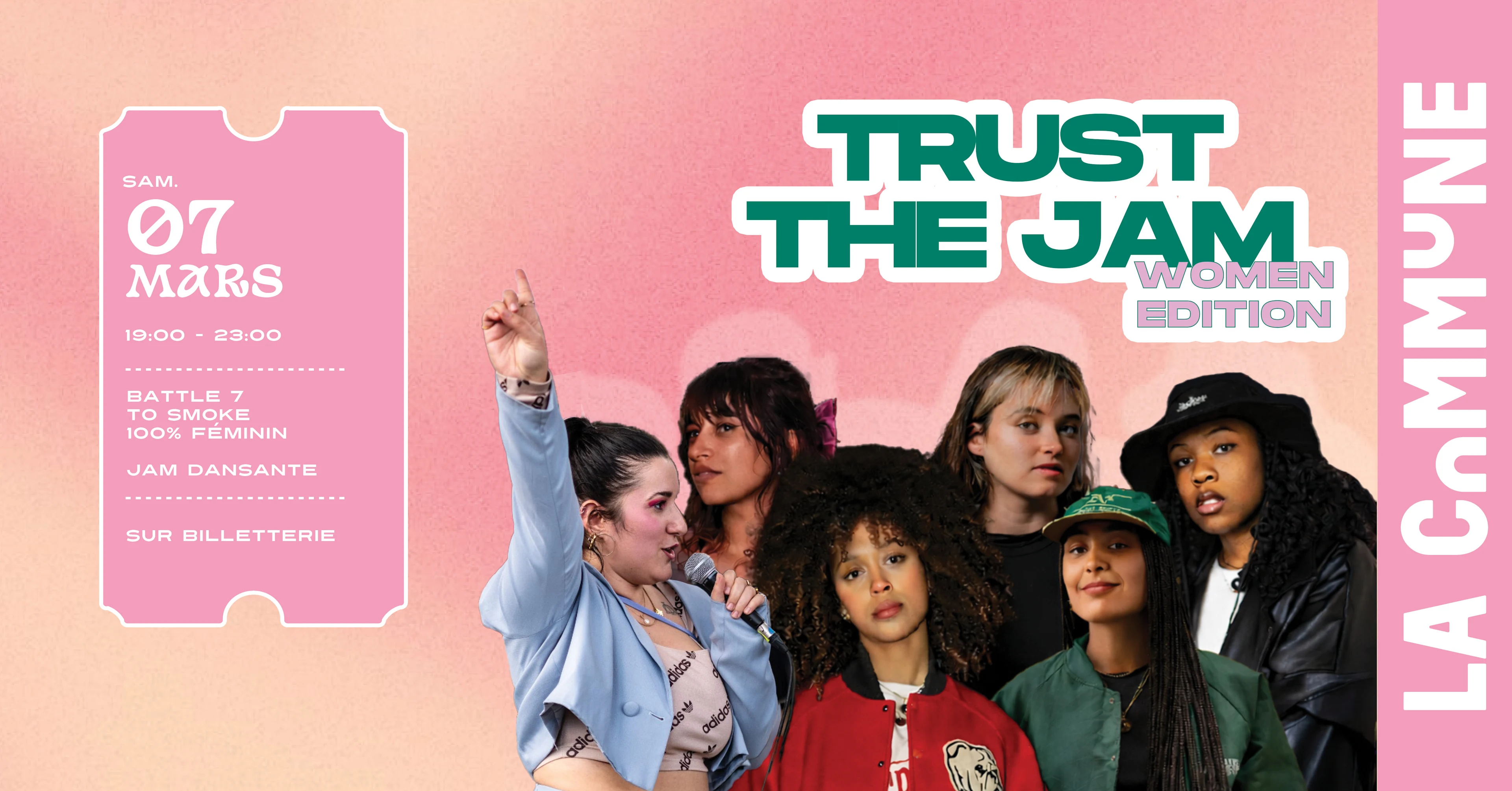 Billetterie Trust The Jam - Women Edition Cover