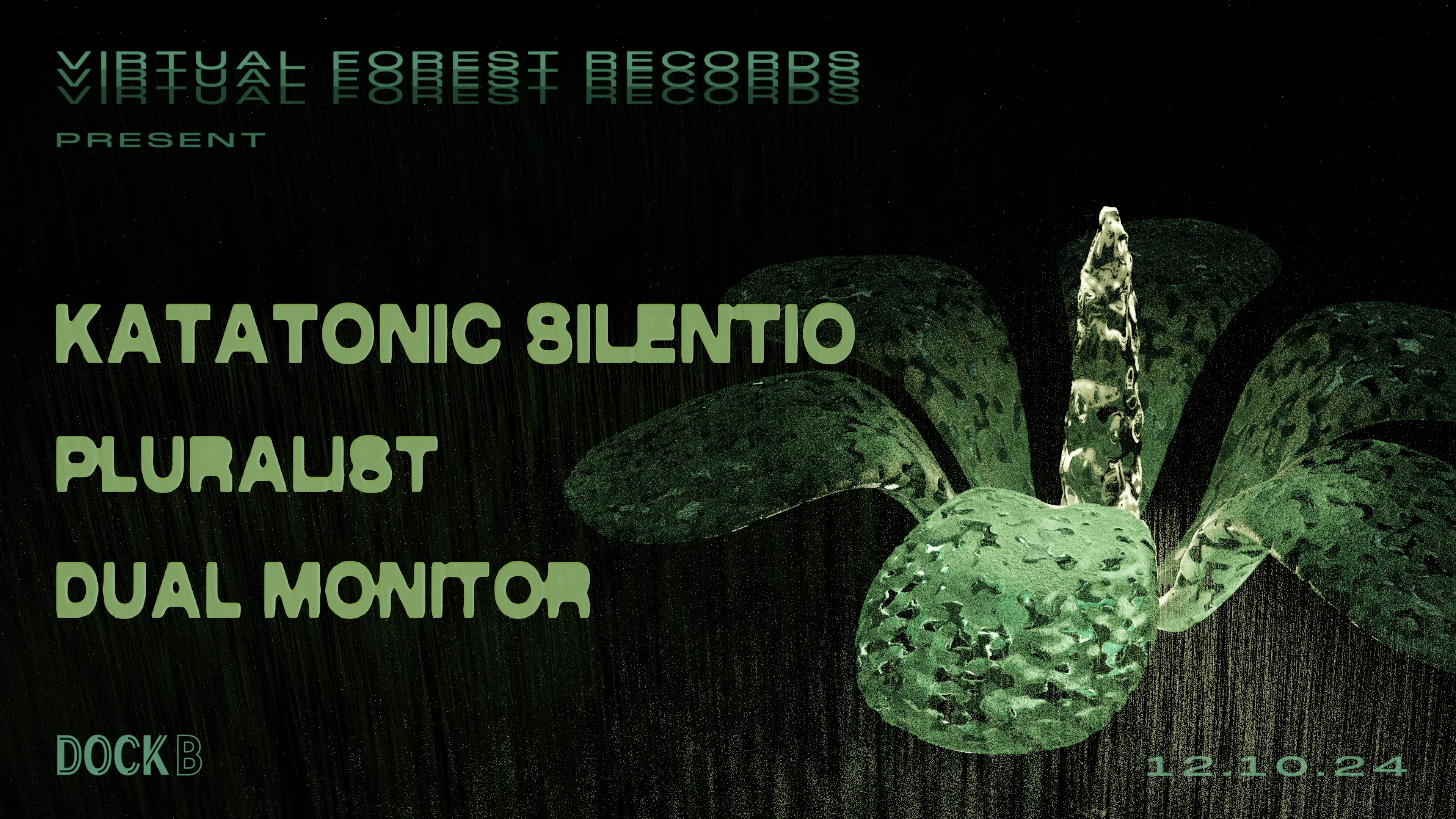 Virtual Forest: Katatonic Silentio • Pluralist • Dualmonitor Cover