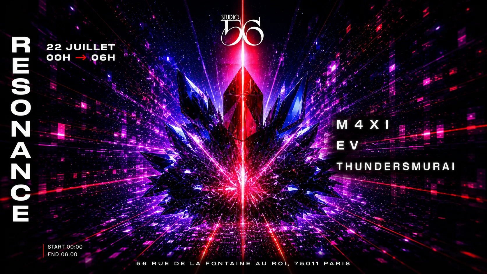 Resonance W/ M4xi , Ev , Thundersmurai Cover