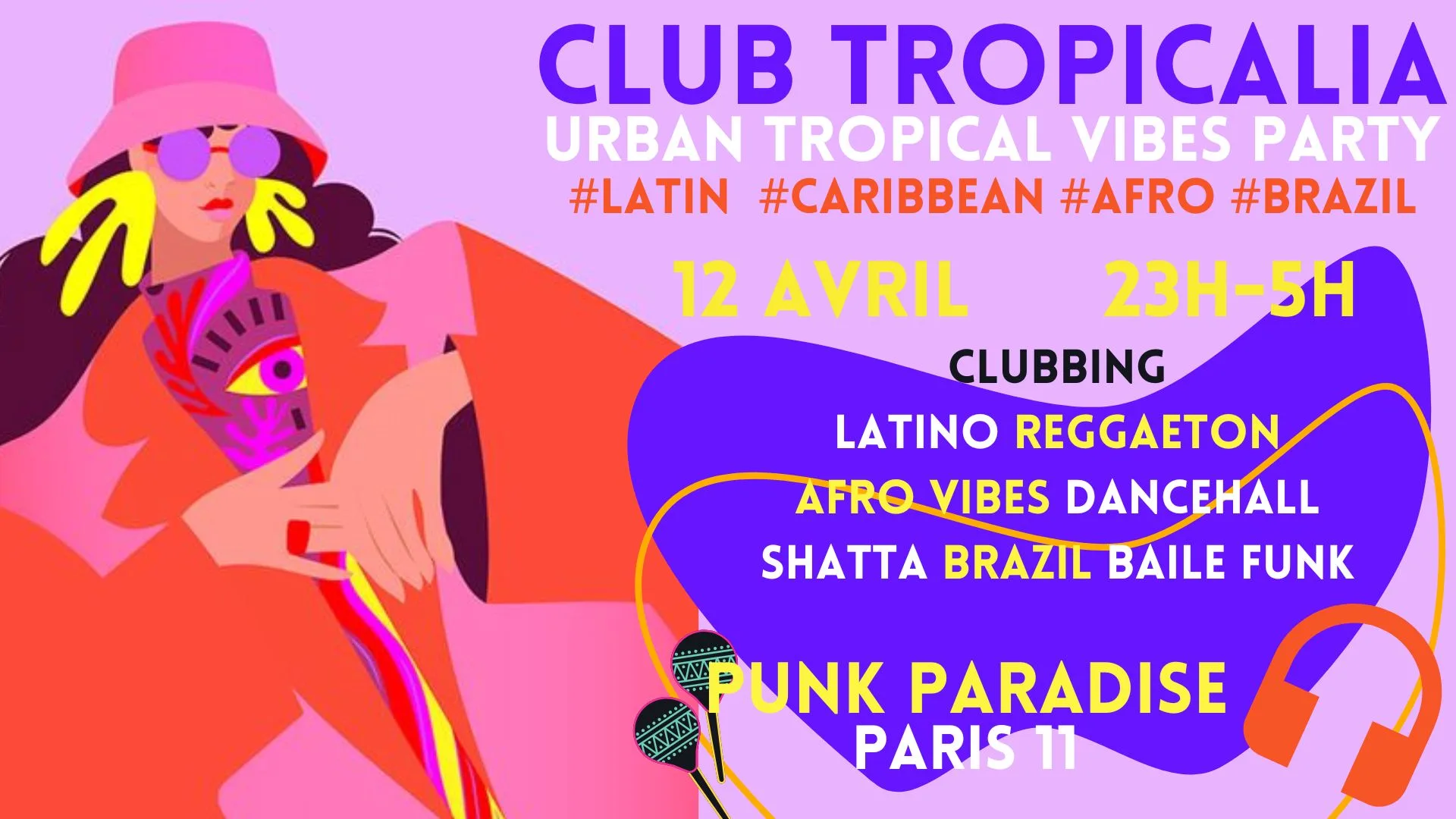 Club Tropicalia 12/4 ~ Afro, Latin, Caribbean, Brazil Party! Cover