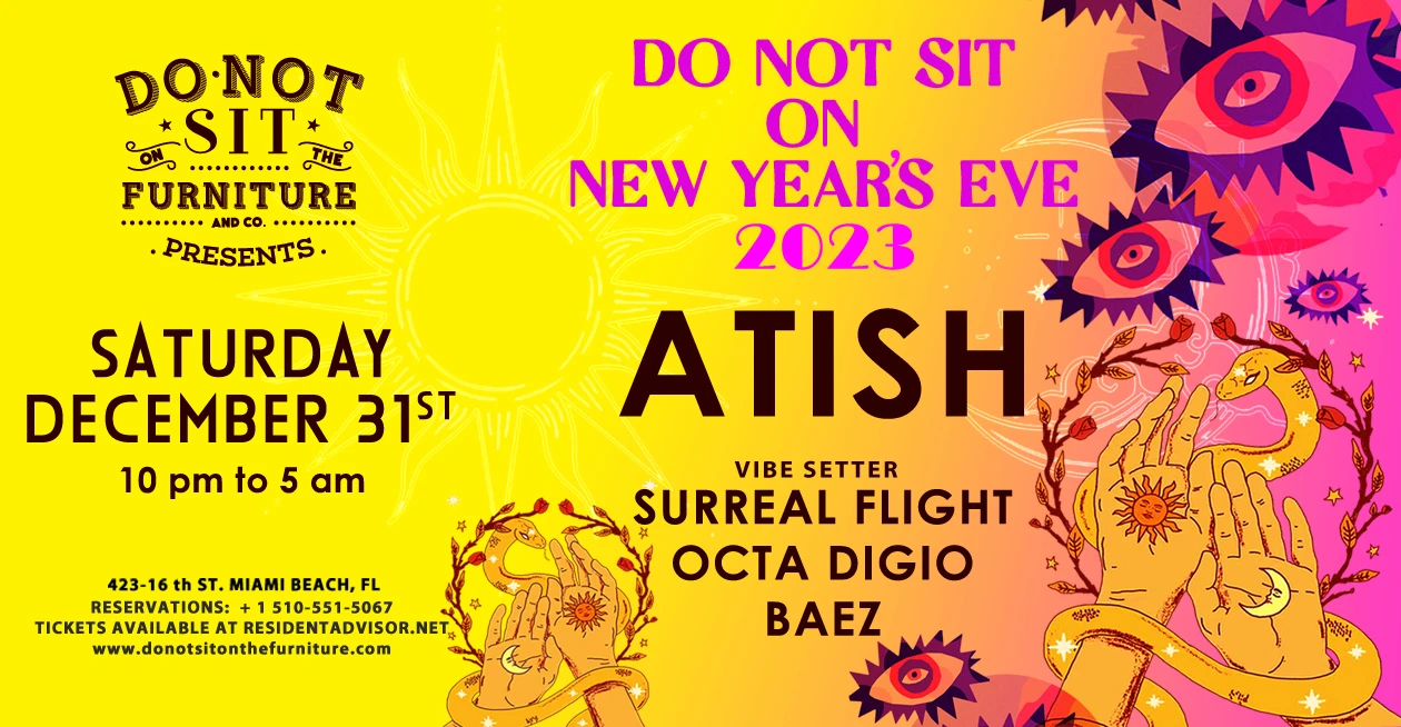 Do Not Sit On New Year's Eve 2023 Ft Atish Cover