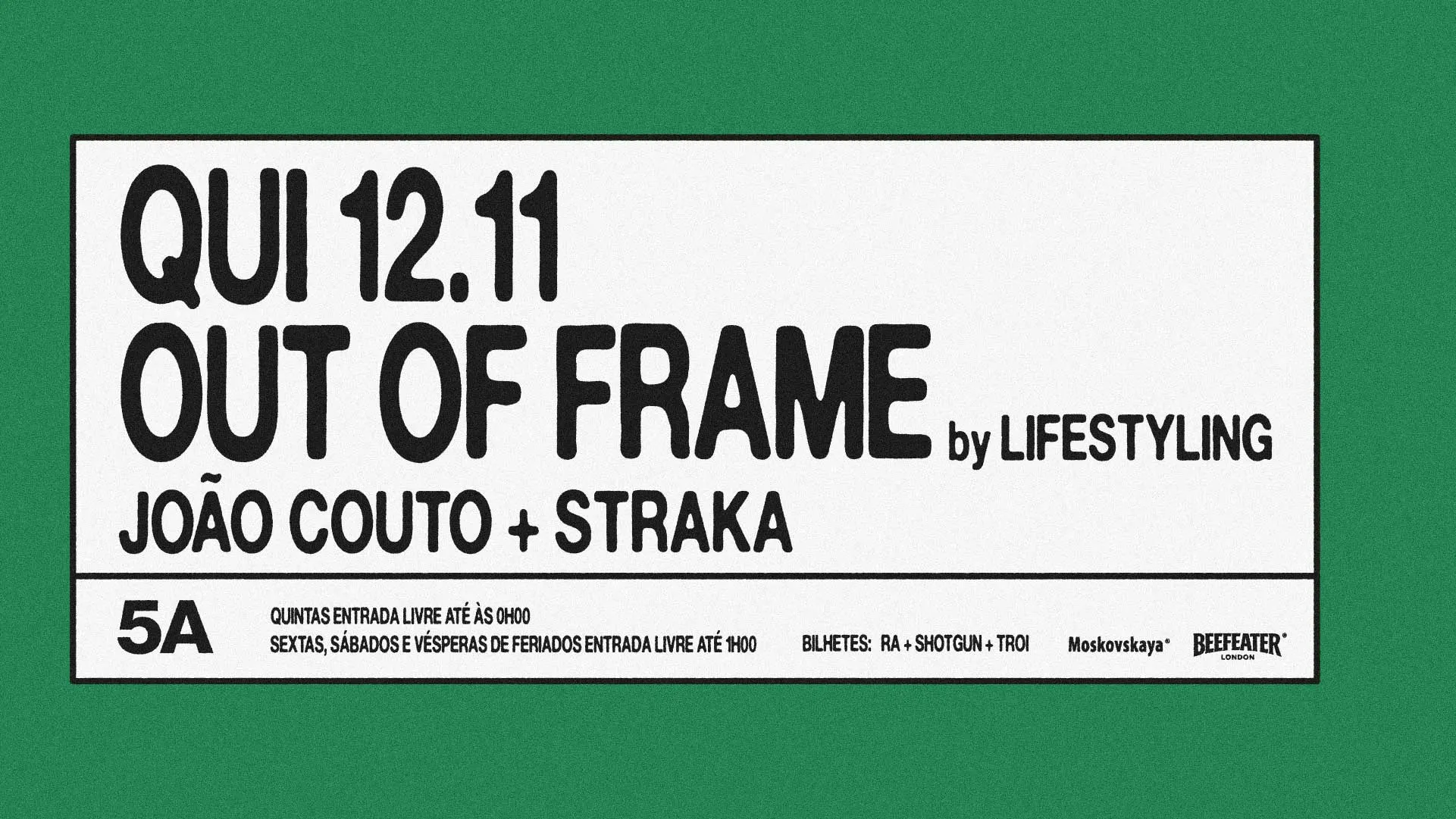 Out Of Frame - 12 Nov Cover
