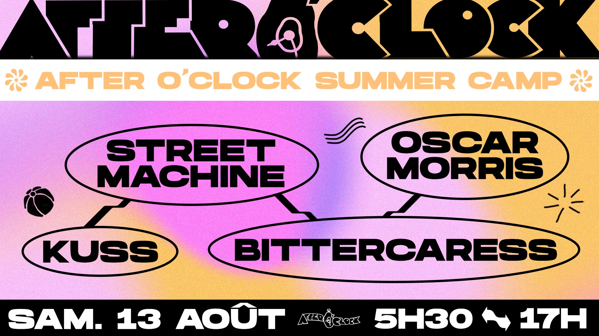 After O'clock Summer Camp : Kuss, Street Machine, Oscar Morris, ... Cover