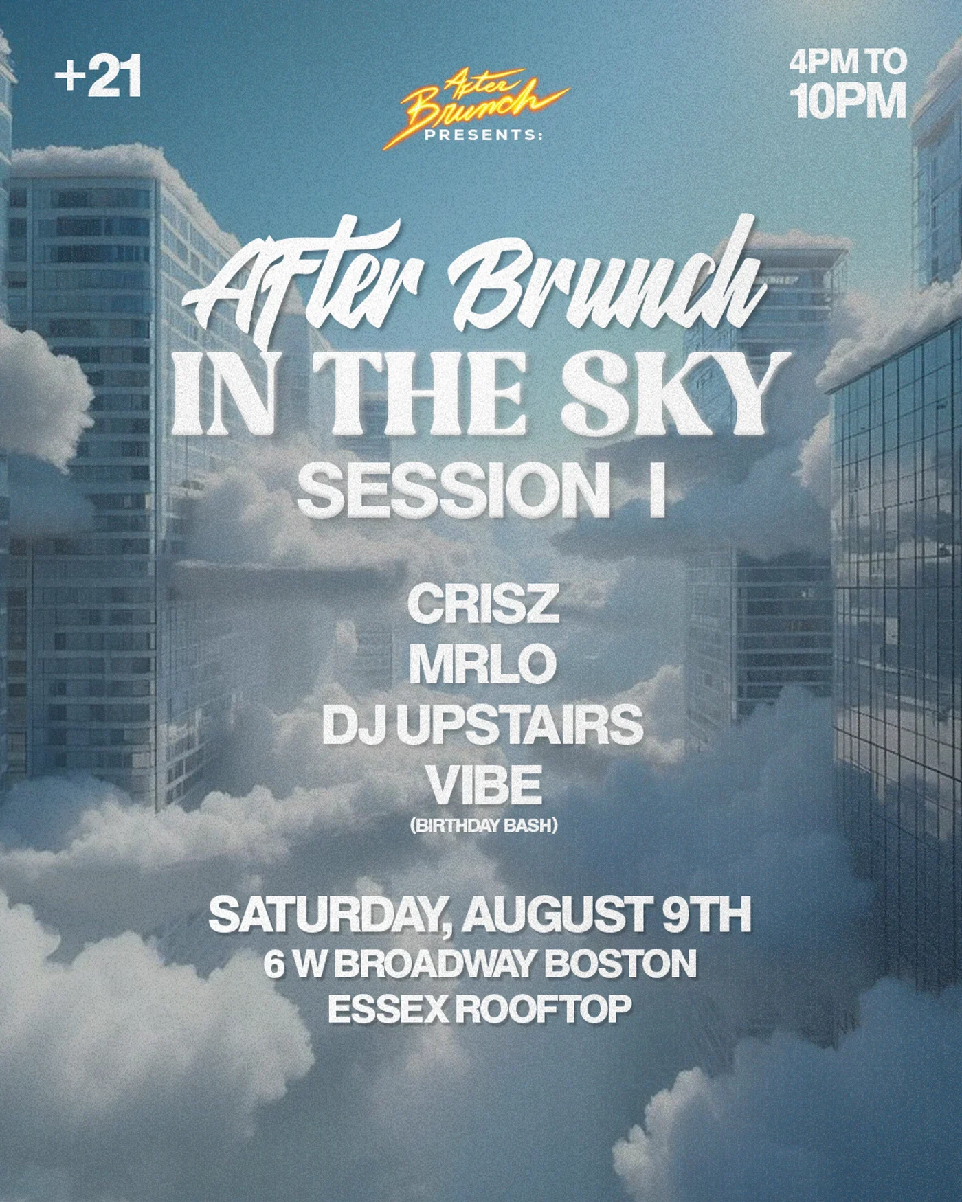 After Brunch In The Sky Session I Cover
