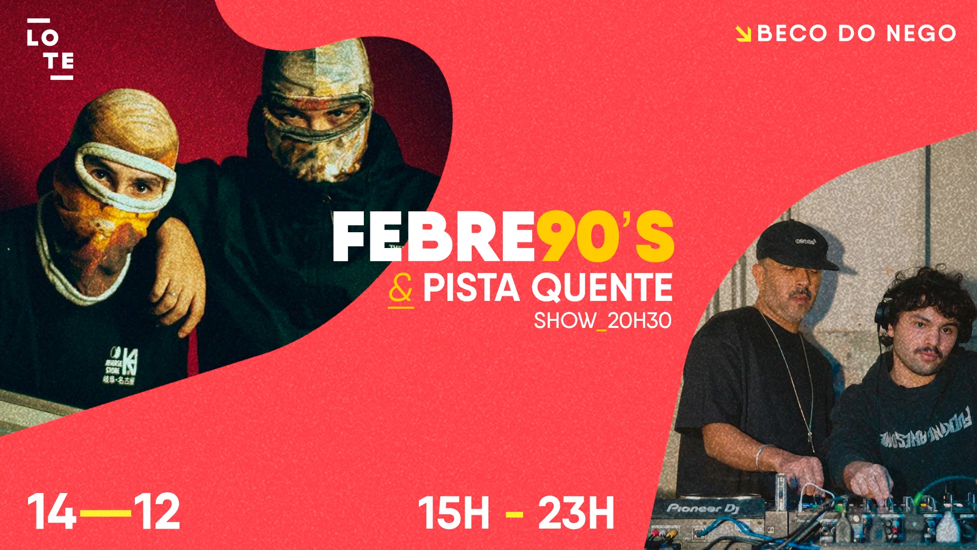 Lote Apresenta Febre90s Cover