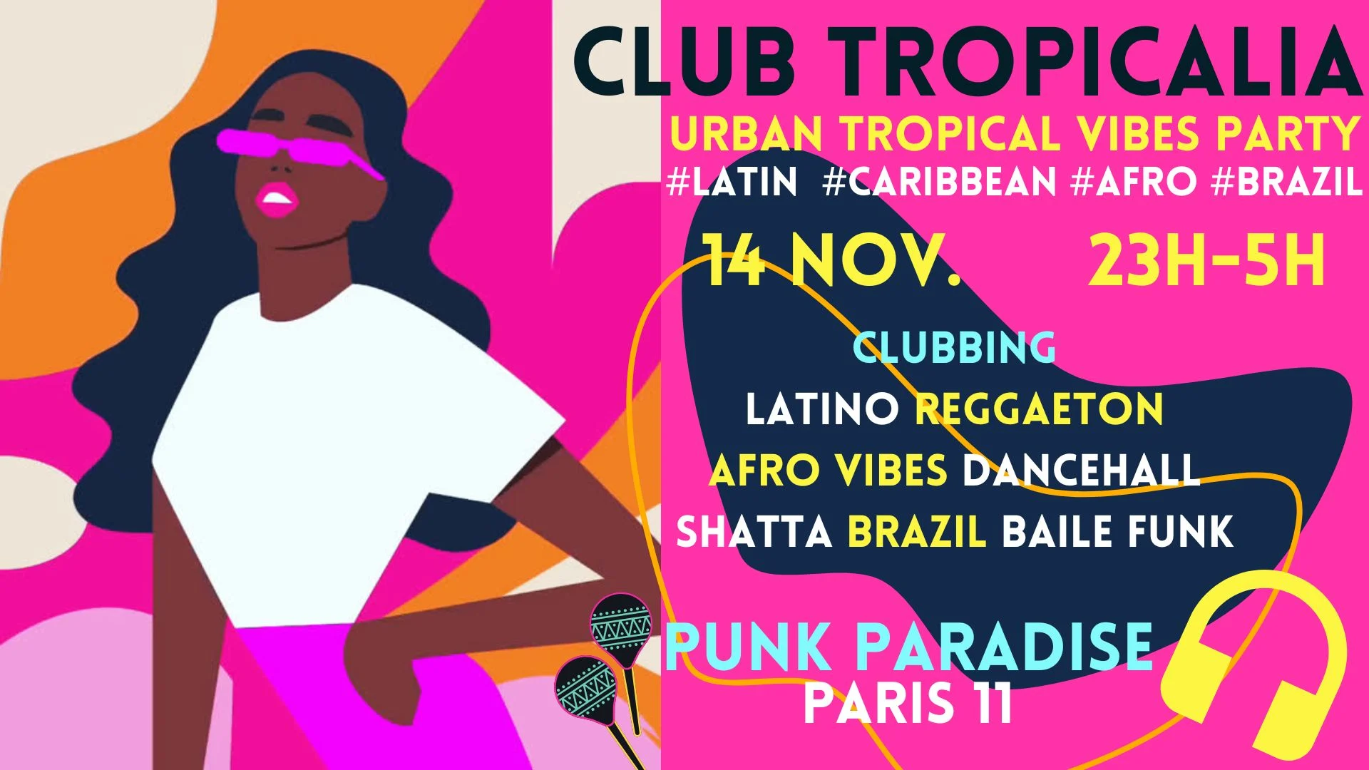Club Tropicalia 14/11 ~ Afro, Latin, Caribbean, Brazil Vibes Cover