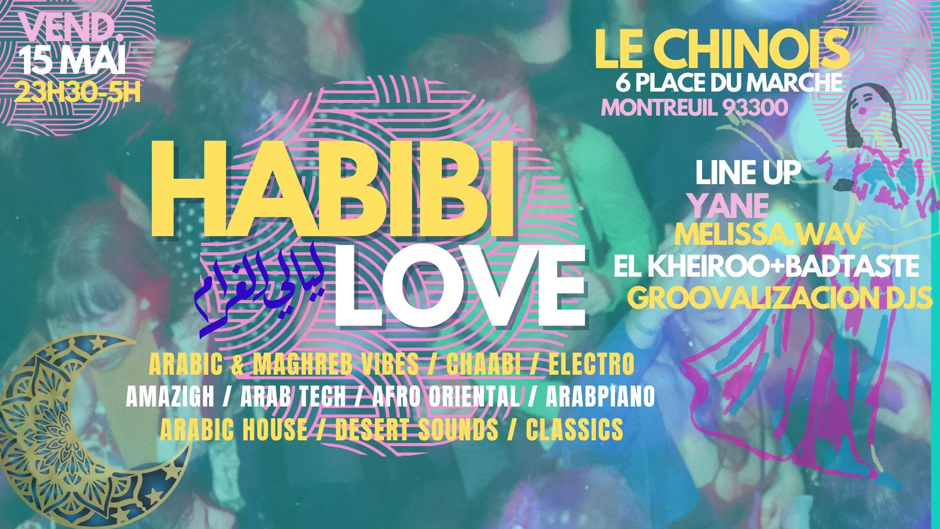 Habibi Love ~ Arabic & Maghreb Vibes Party !! Cover