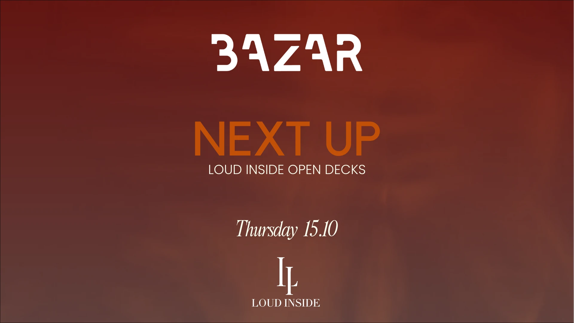 Next Up - Loud Inside Open Deck Cover