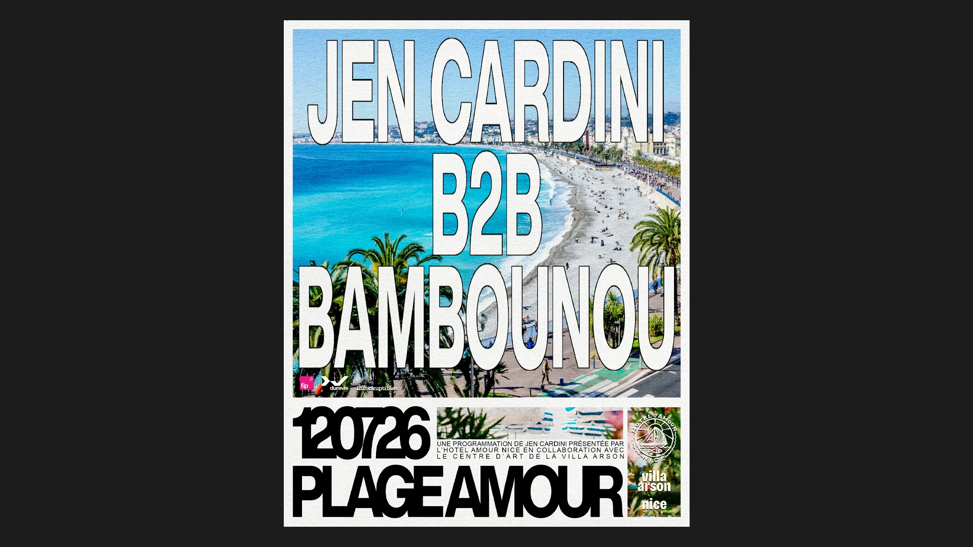 Plage Amour : Un Week-End À Nice Imaginé Par Jen Cardini Cover