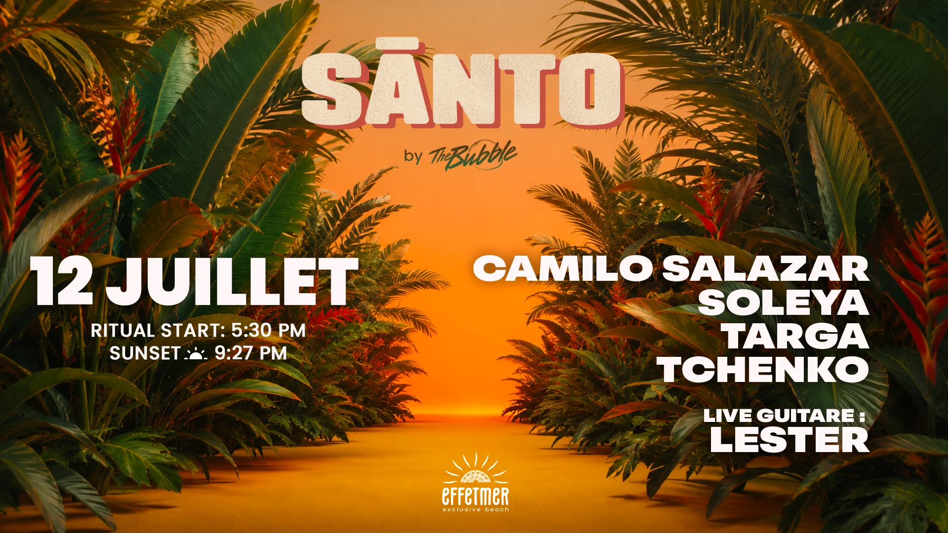 Santo 12 Juillet - Your Sunday Ritual On The Beach Cover