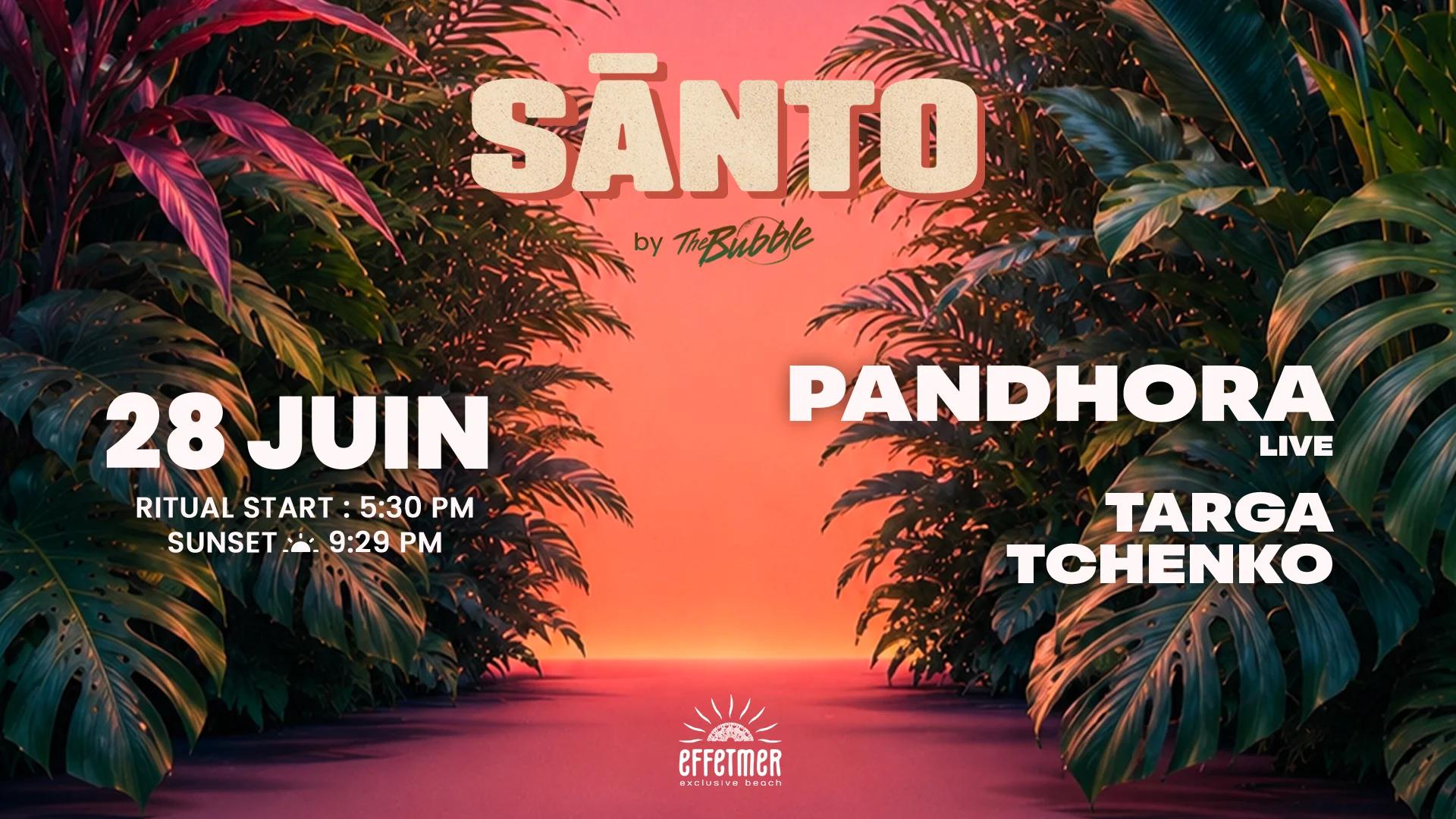Santo - Your Sunday Ritual On The Beach Cover