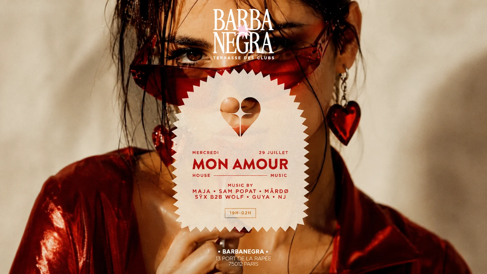 Mon Amour X Barbanegra - Mercredi 29 Juillet Cover