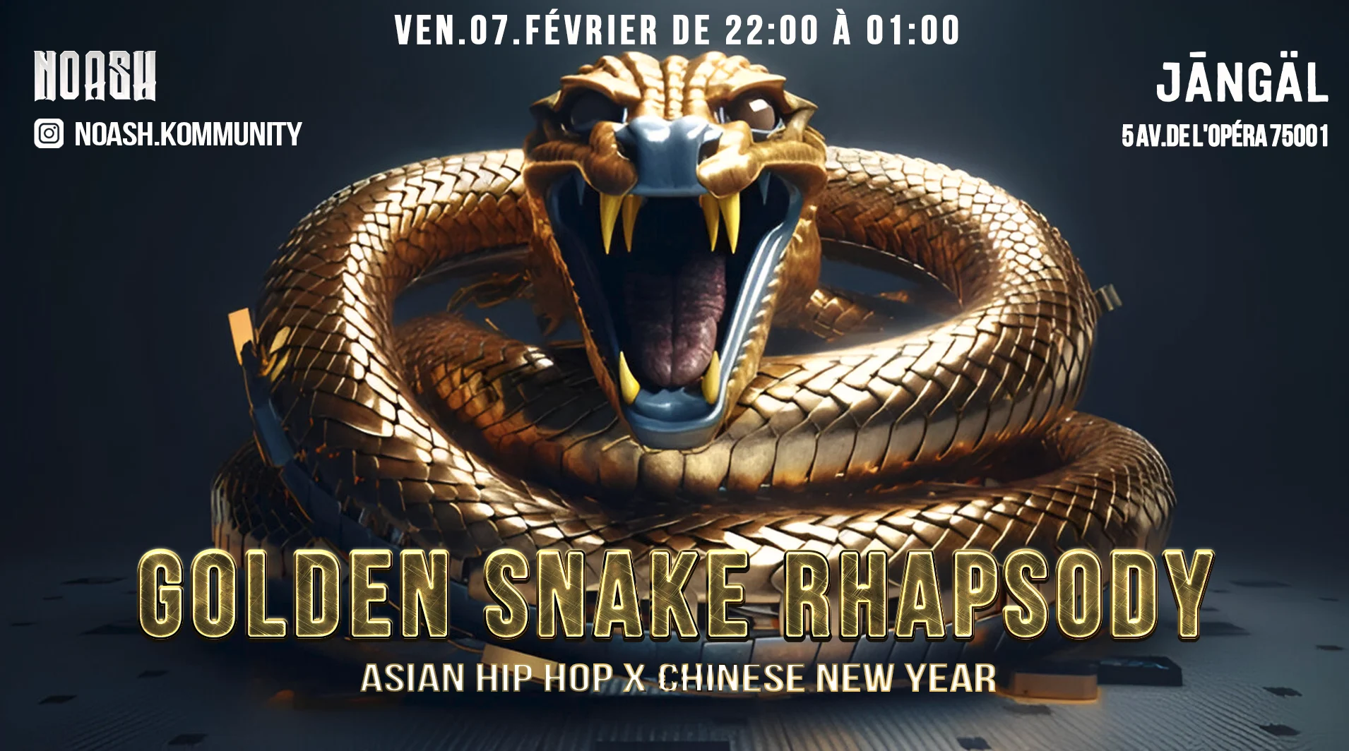 Golden Snake Rhapsody-Asian Hip Hop X Chinese New Year Cover
