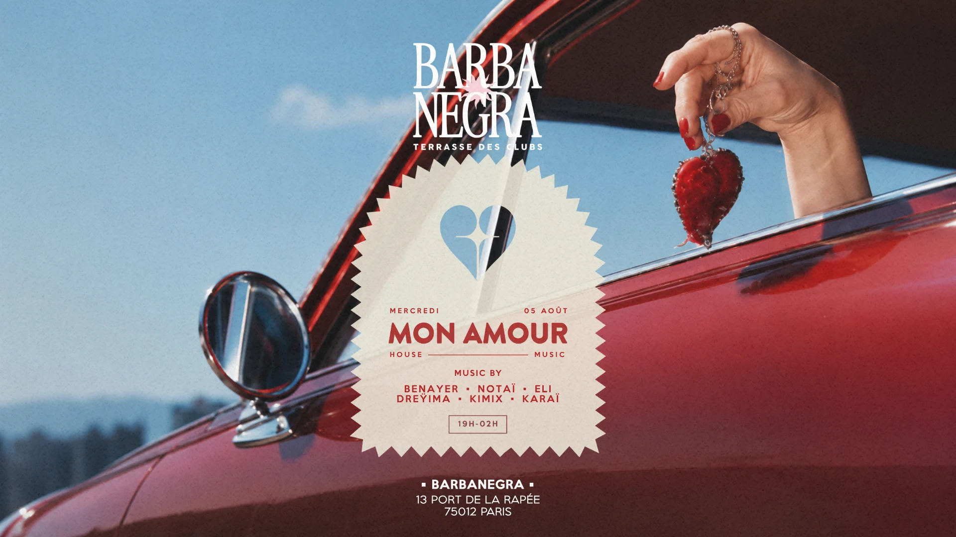 Mon Amour X Barbanegra - Mercredi 5 Août Cover