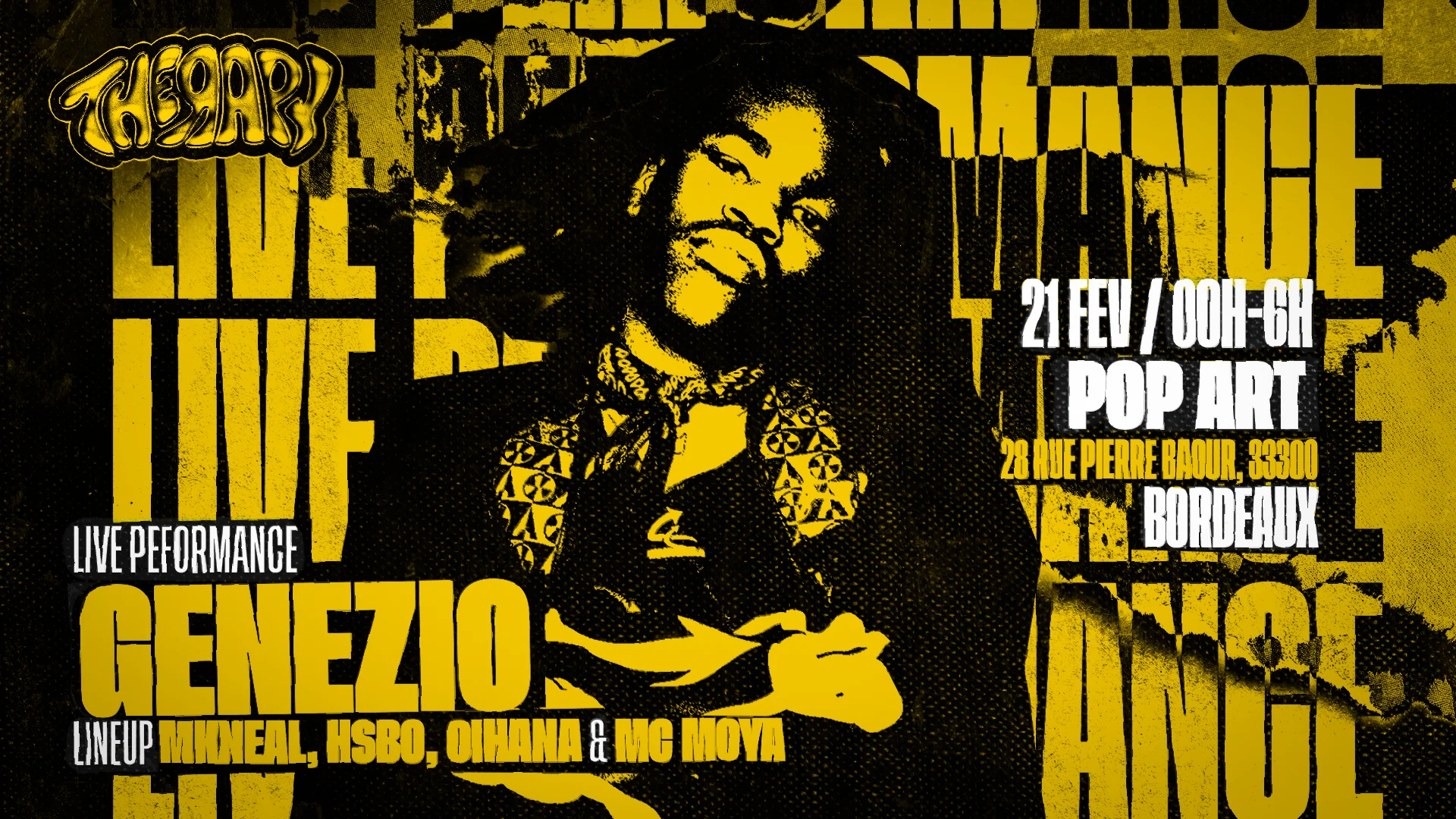 Therapy Bordeaux - Genezio / 21 Février Cover