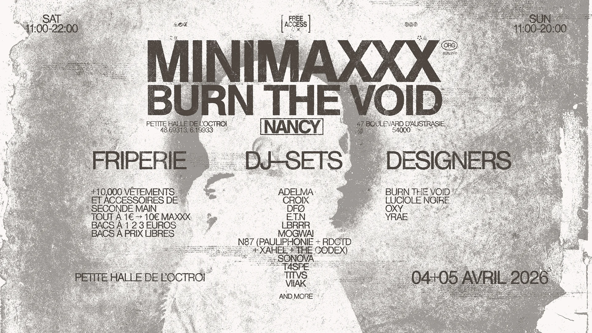 [Nancy] Friperie + Dj-Sets + Designers Cover