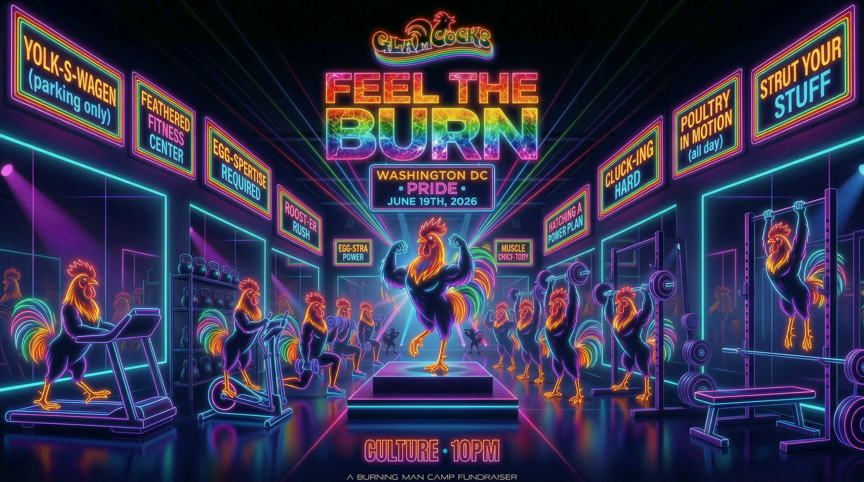 Glamcocks: Feel The Burn Cover