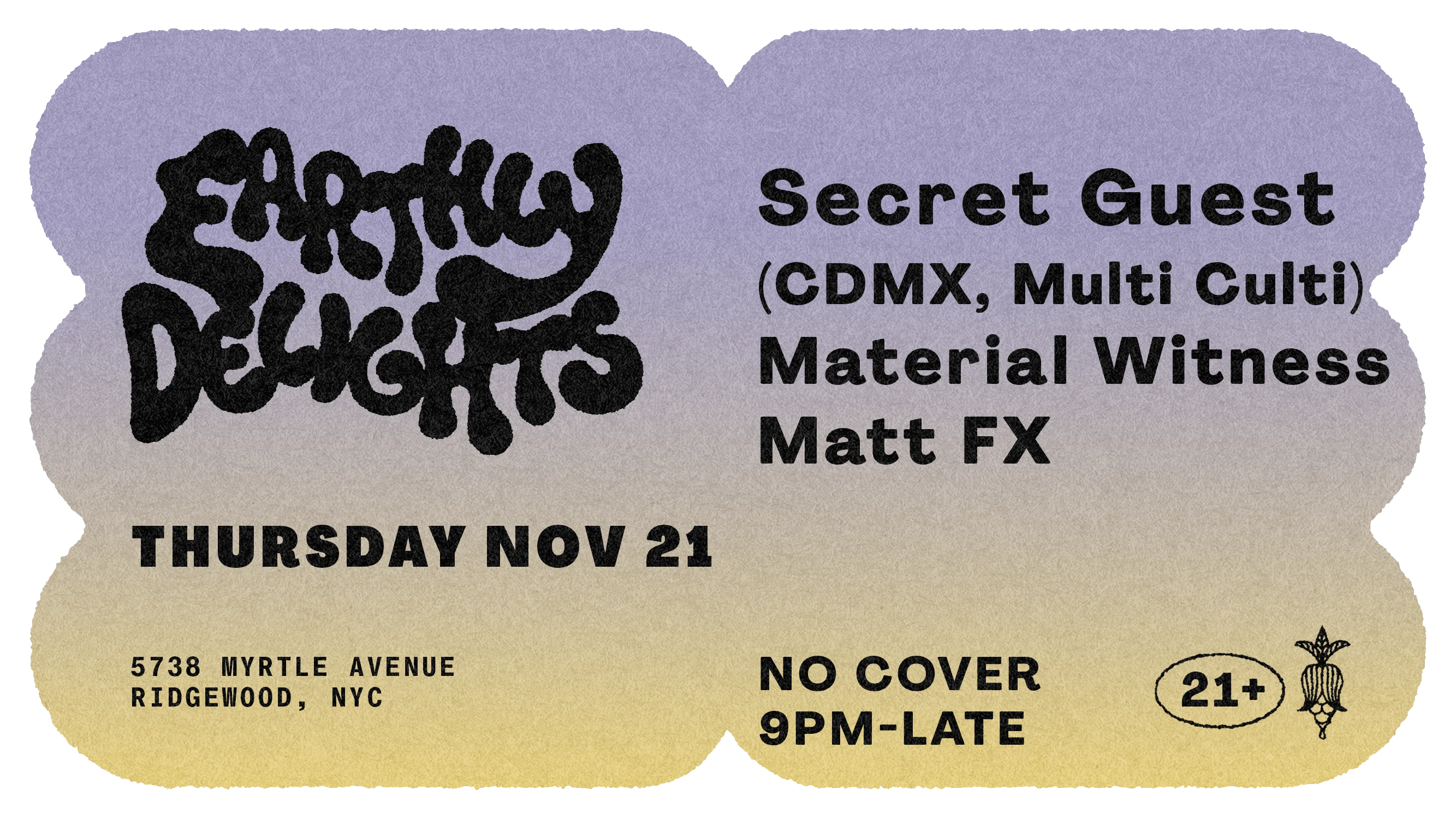 Secret Guest (Cdmx, Multi Culti), Material Witness, Matt Fx Cover