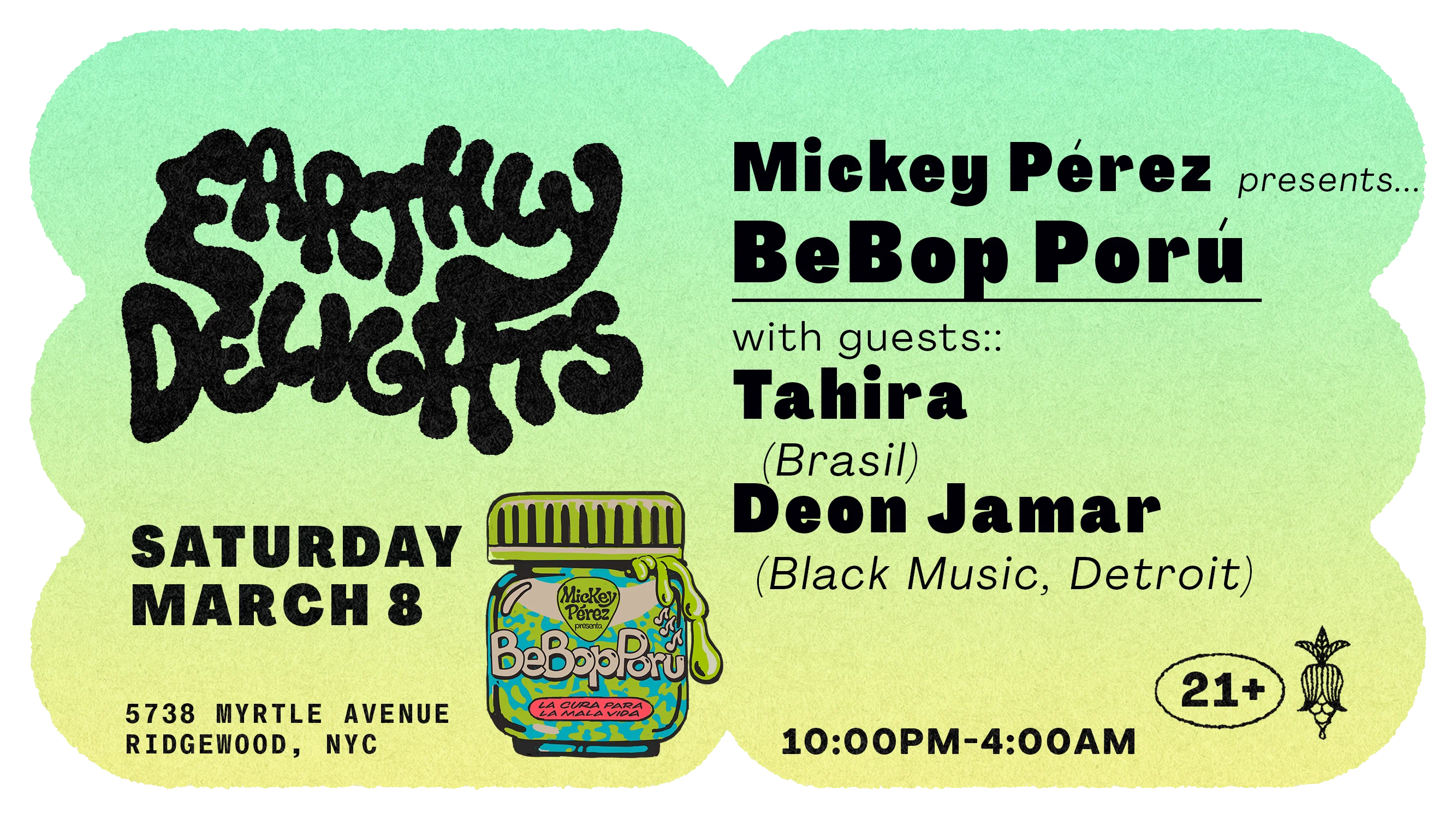 Bebop Porú | Mickey Pérez, Tahira, Deon Jamar Cover