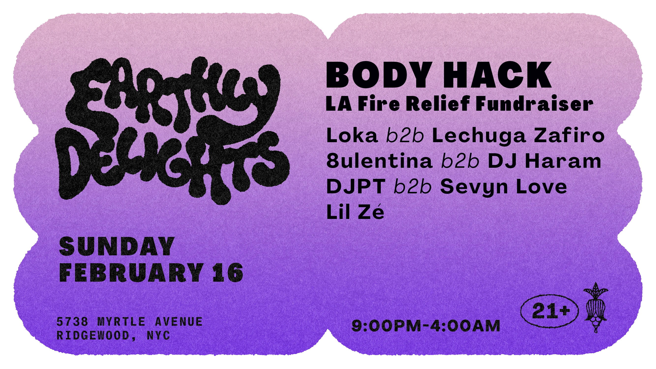 Body Hack X Earthly | La Fire Relief Fundraiser Cover