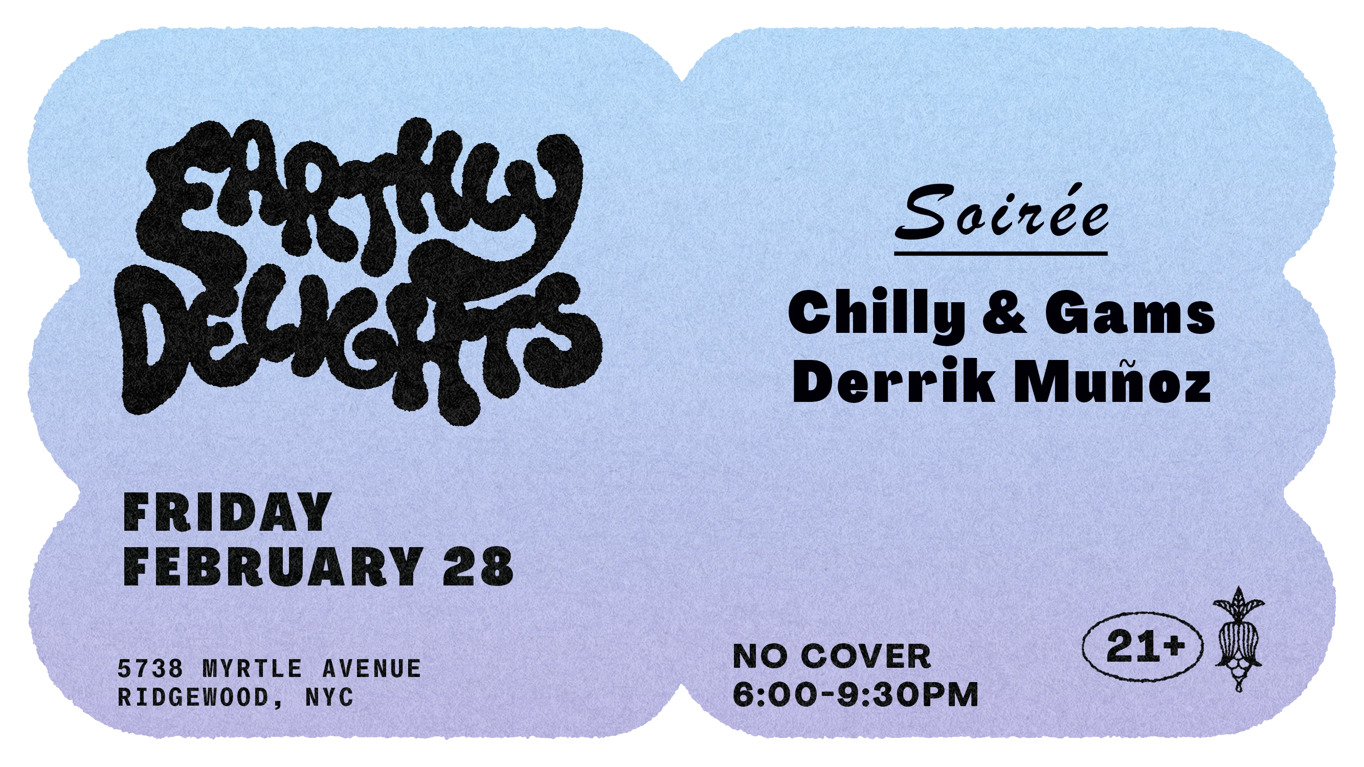 Happy Hour: Soirée With Chilly & Gams, Derrik Muñoz Cover