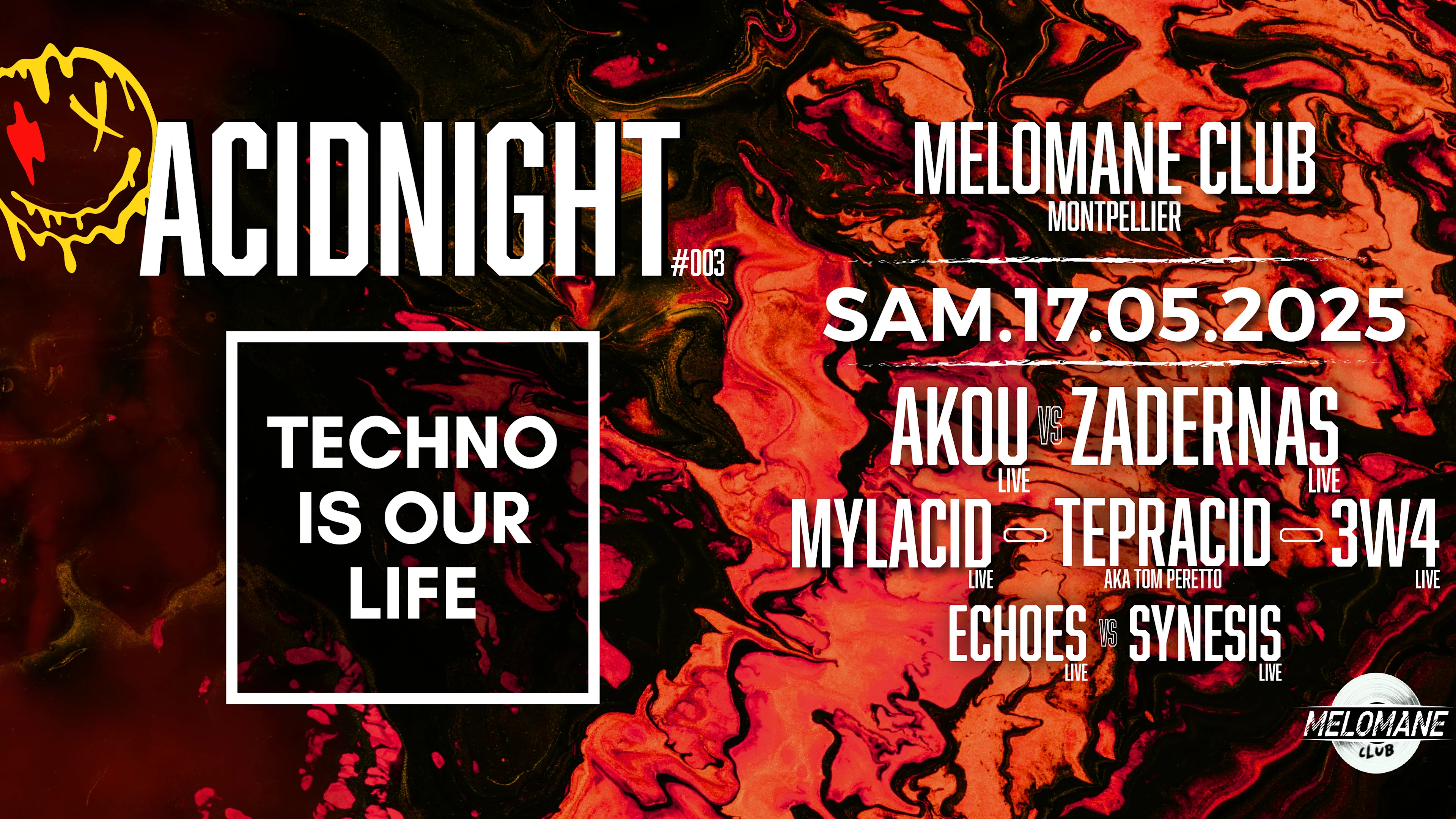 Techno Is Our Life Present Acidnight #003 Cover