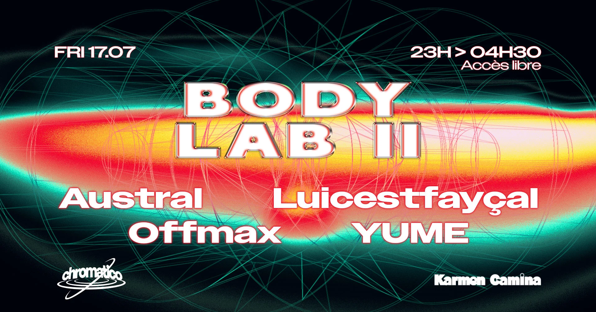 Freeday Camina - Body Lab II [Austral, Luicestfaycal, &+] Cover