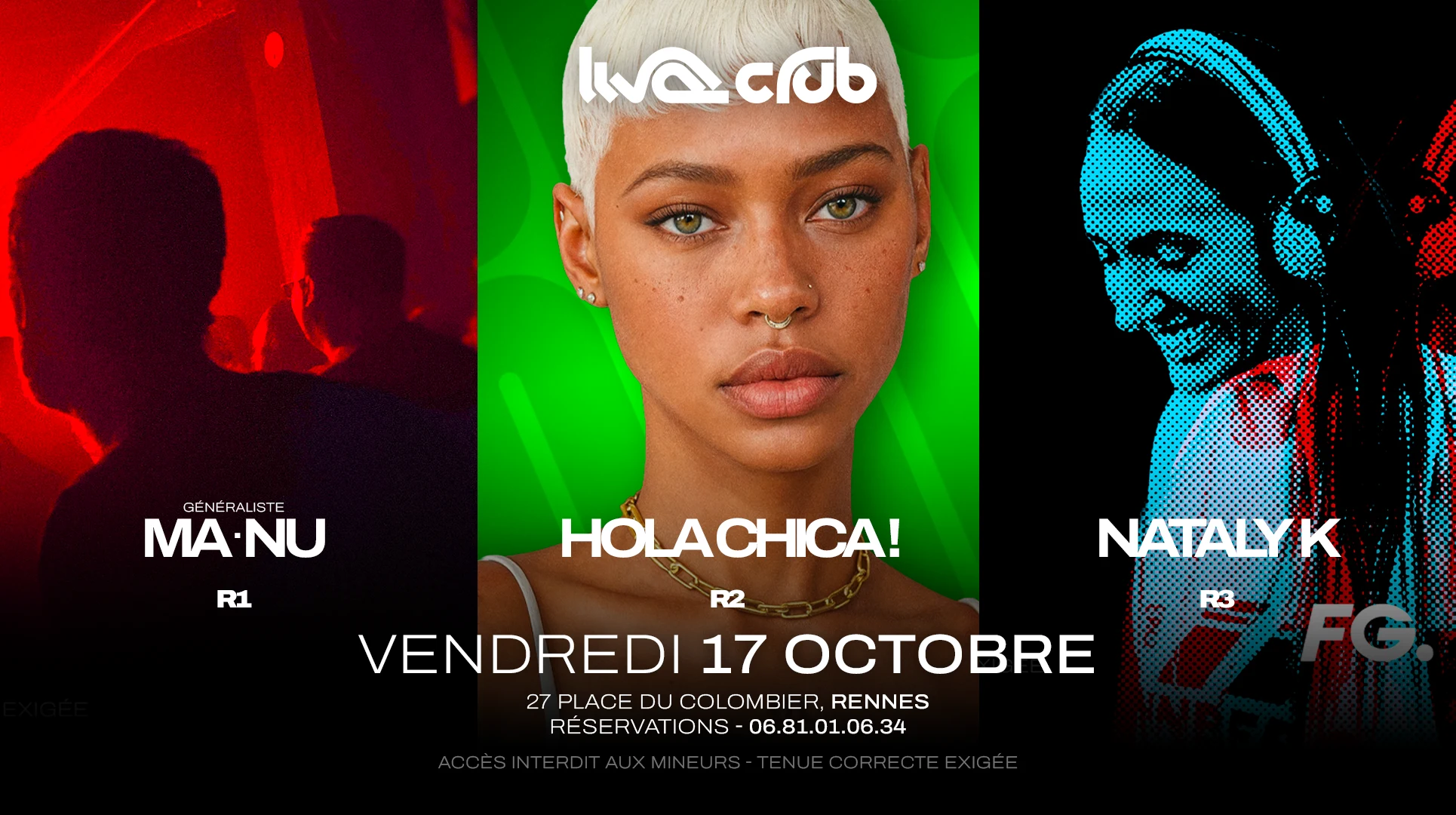 Hola Chica ! (R2) + Nataly K (R3) + Ma.Nu (R1) Cover