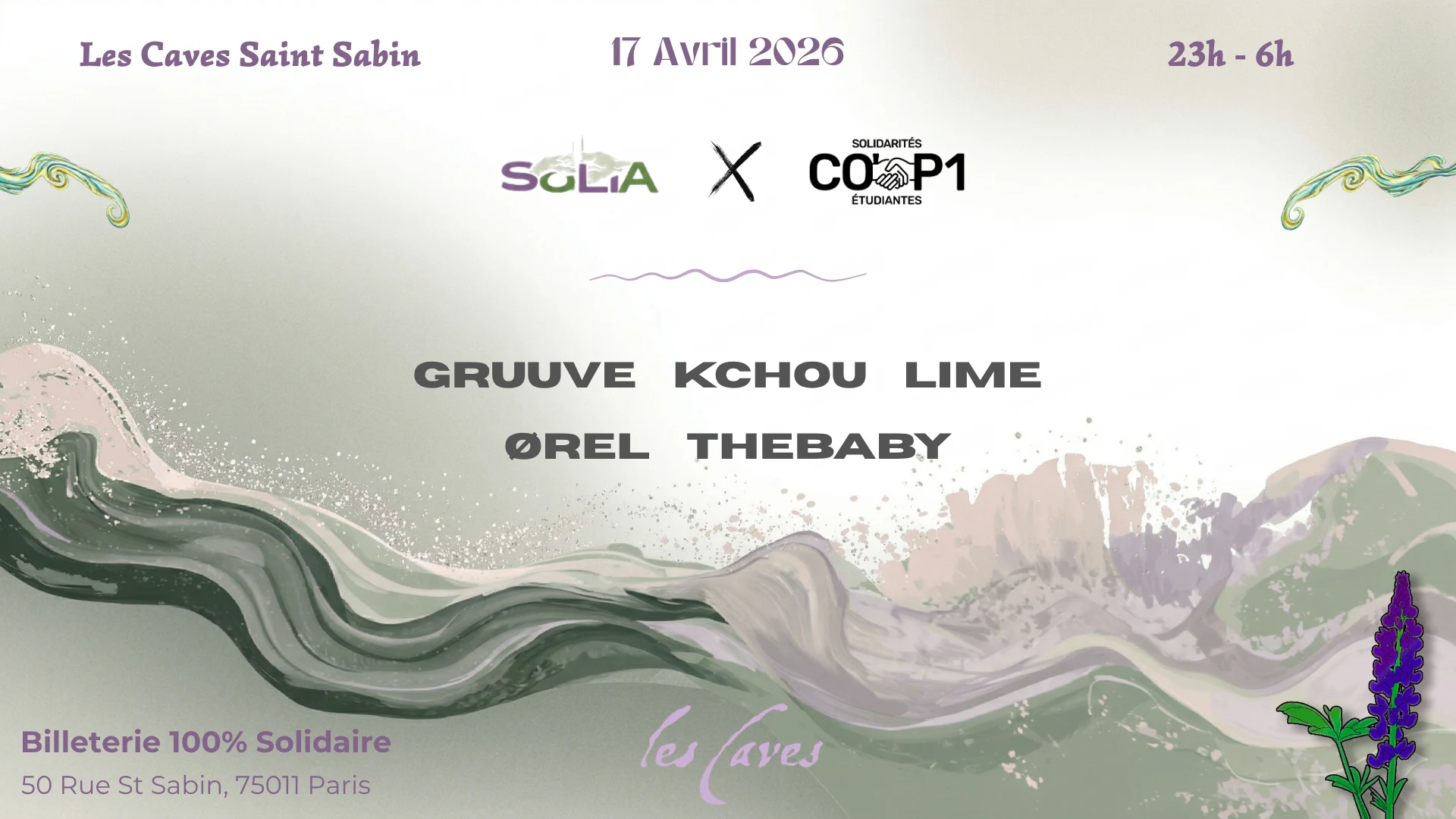 Solia X Cop1 - Les Caves Saint Sabin Cover