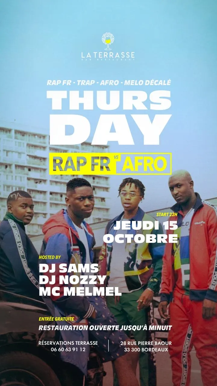 Thursday Rap Vs Afro Cover